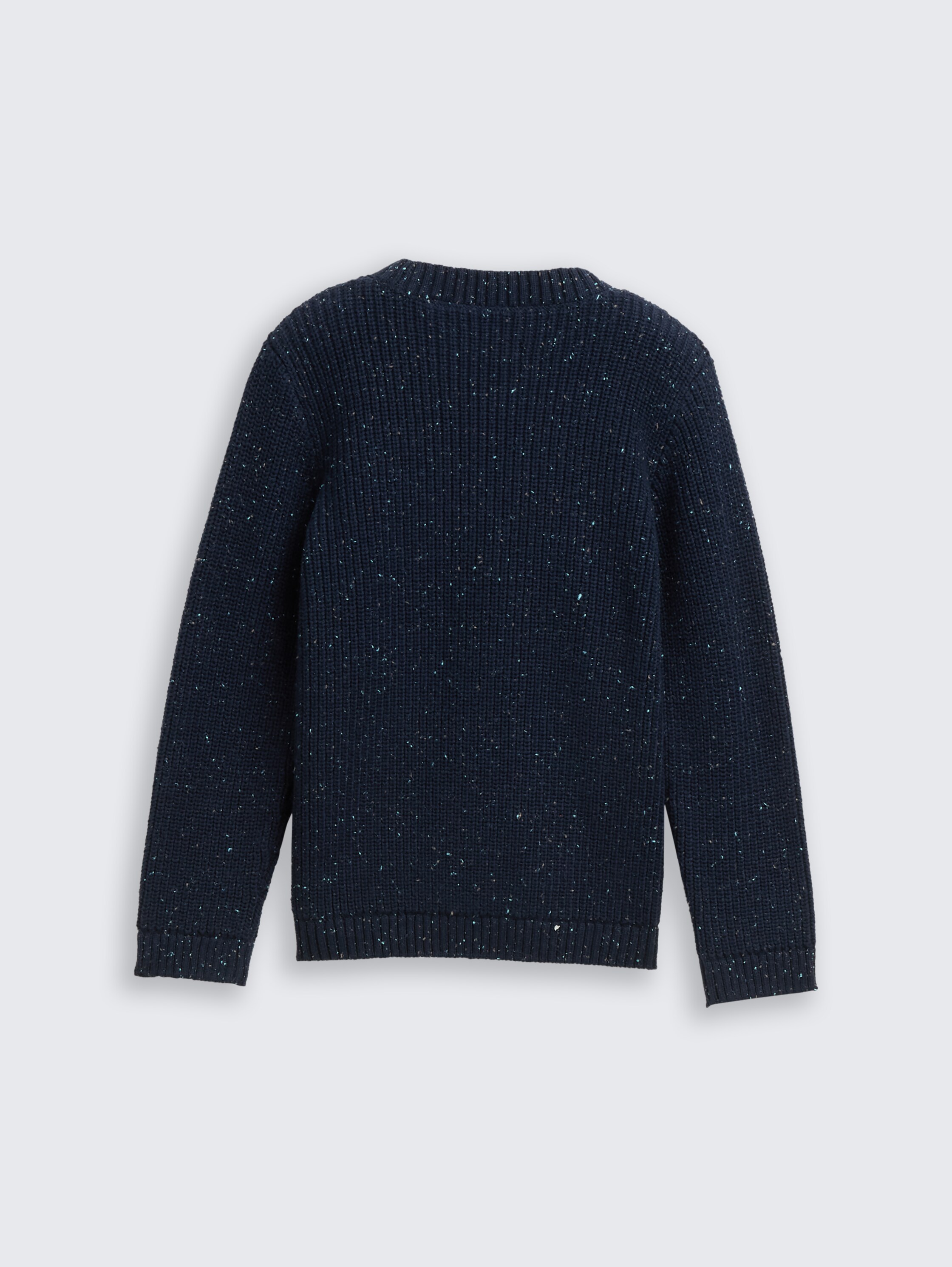 Knitted jumper made from nubby yarn - sky_captain_blue_1 - 