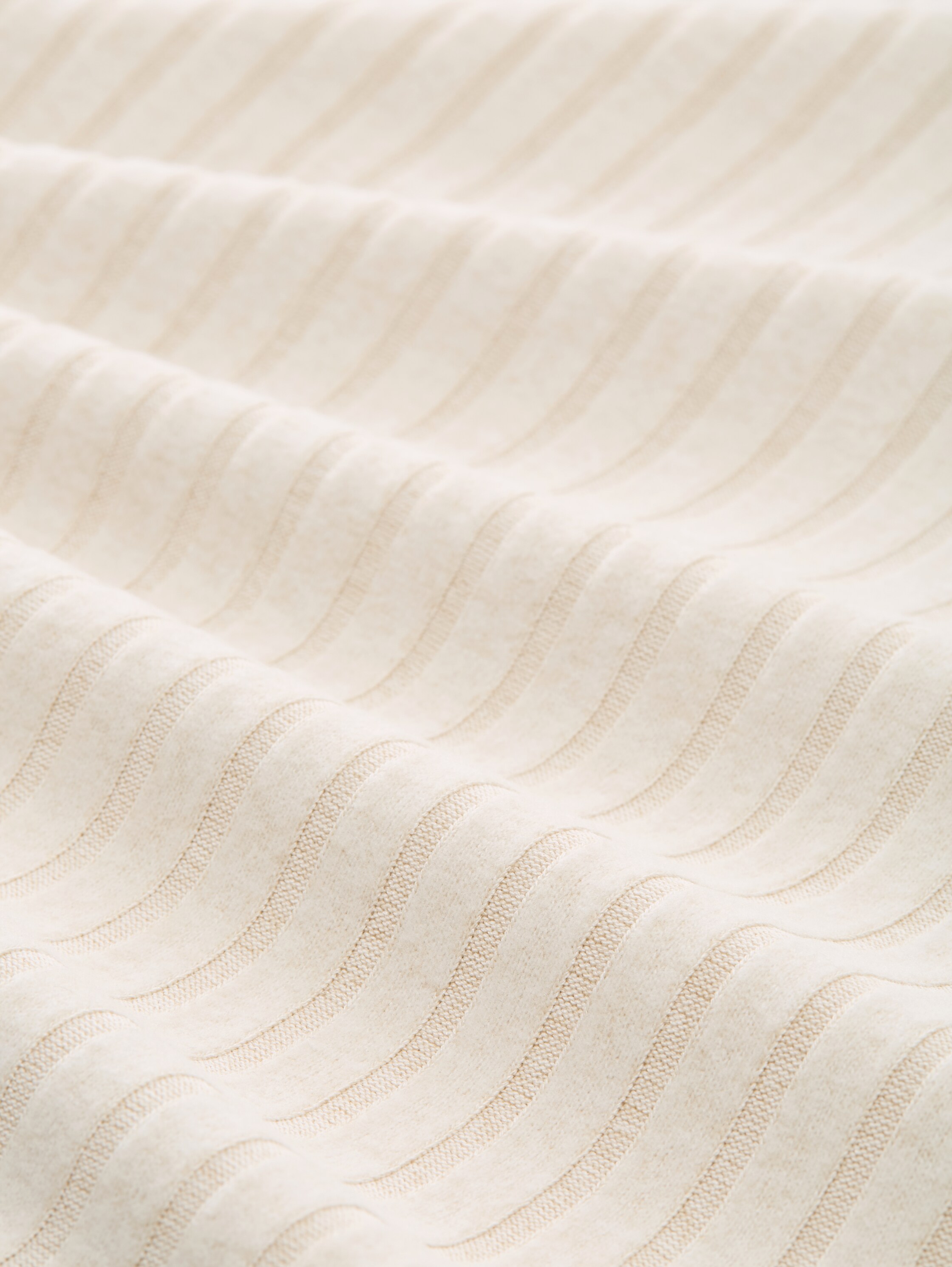 Cosy shirt met lange mouwen en opstaande kraag - sand_stone_beige_melange - 