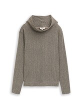 Ausgewählt, Langarmshirt mit Rollkragen von Tom Tailor, braun