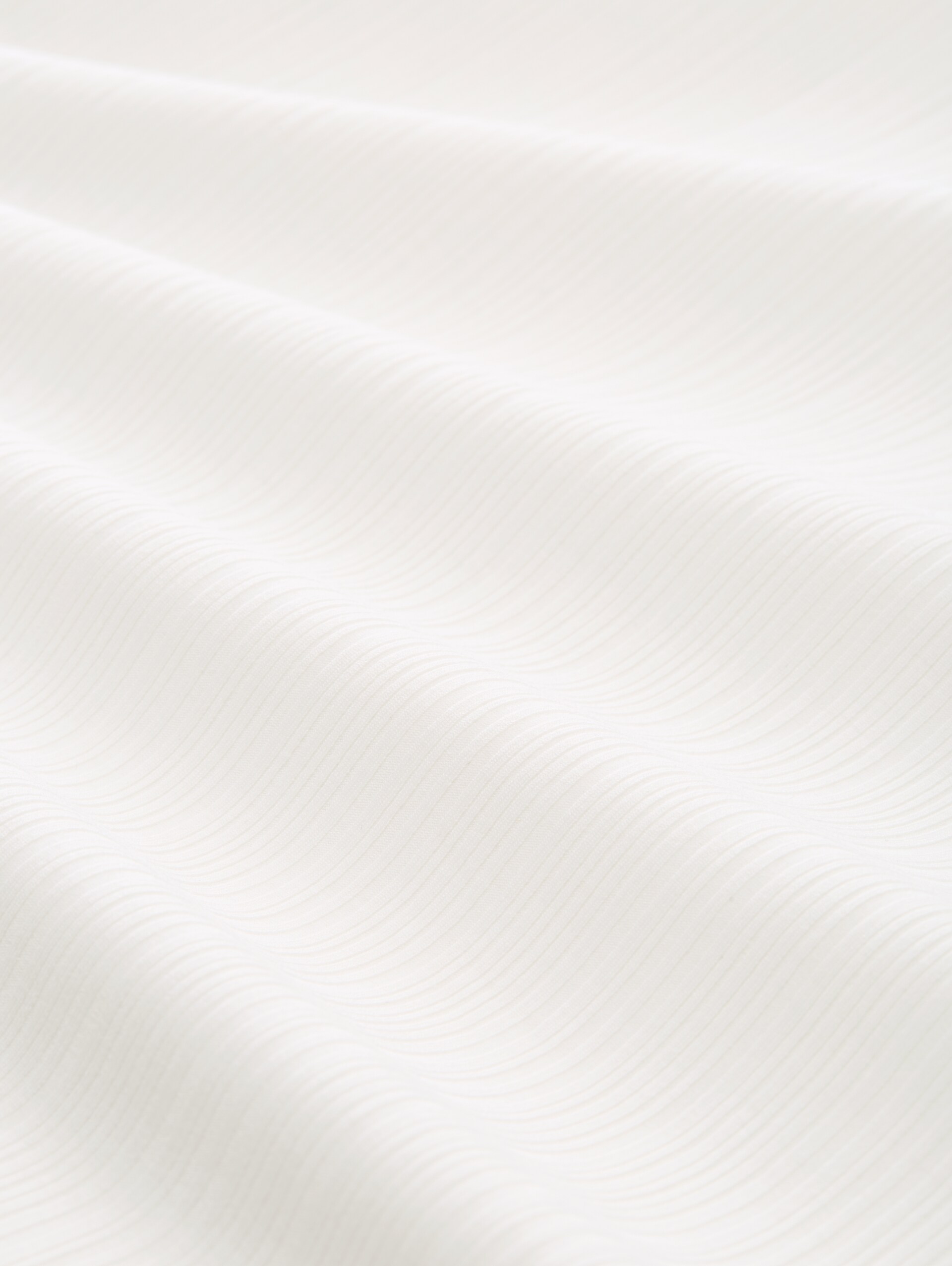 Slim fit Henley long-sleeved shirt - Whisper White - Material view