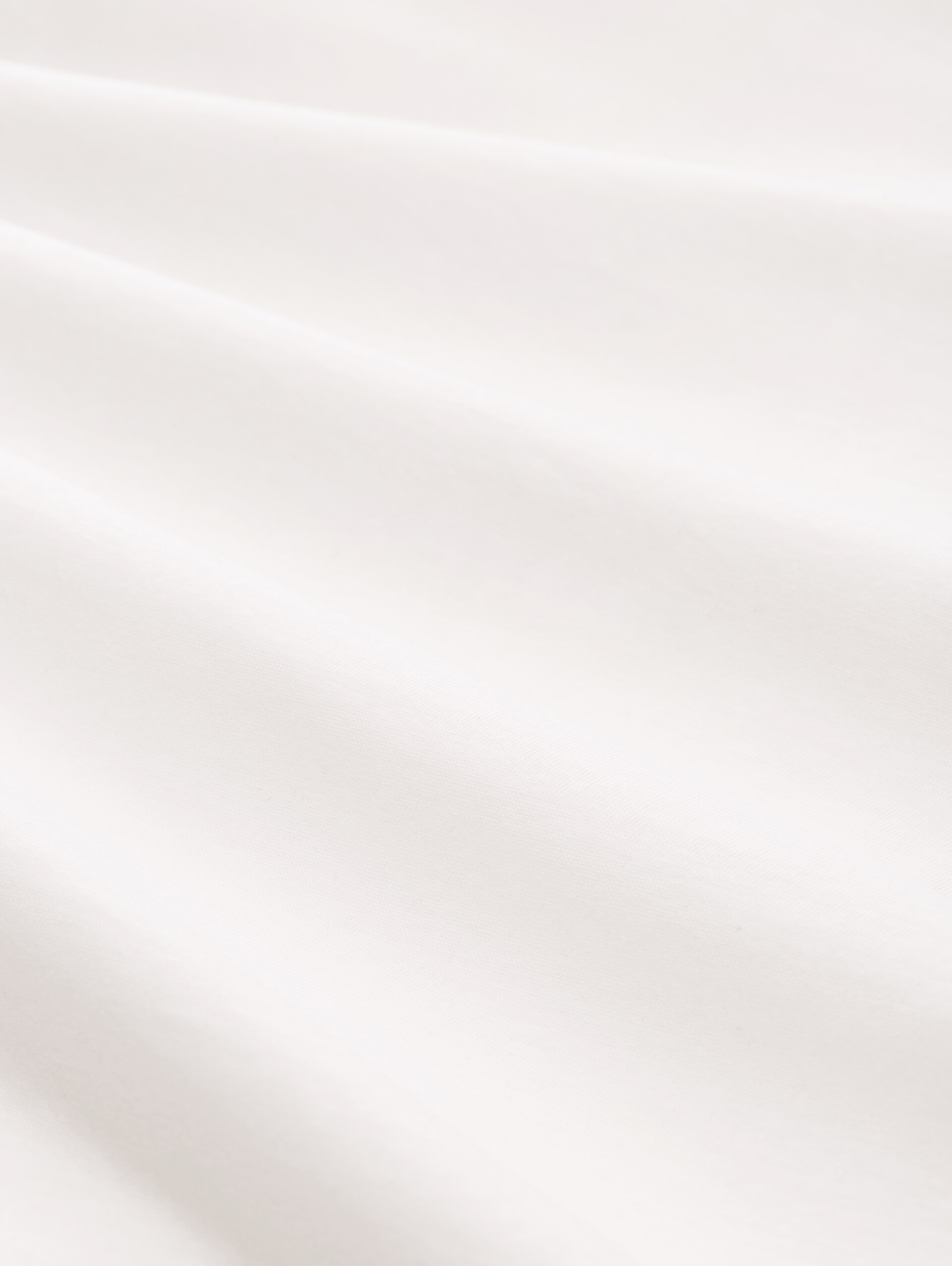 Slim Fit Langarmshirt mit Glitzer-Logo - Whisper White - Material-Ansicht