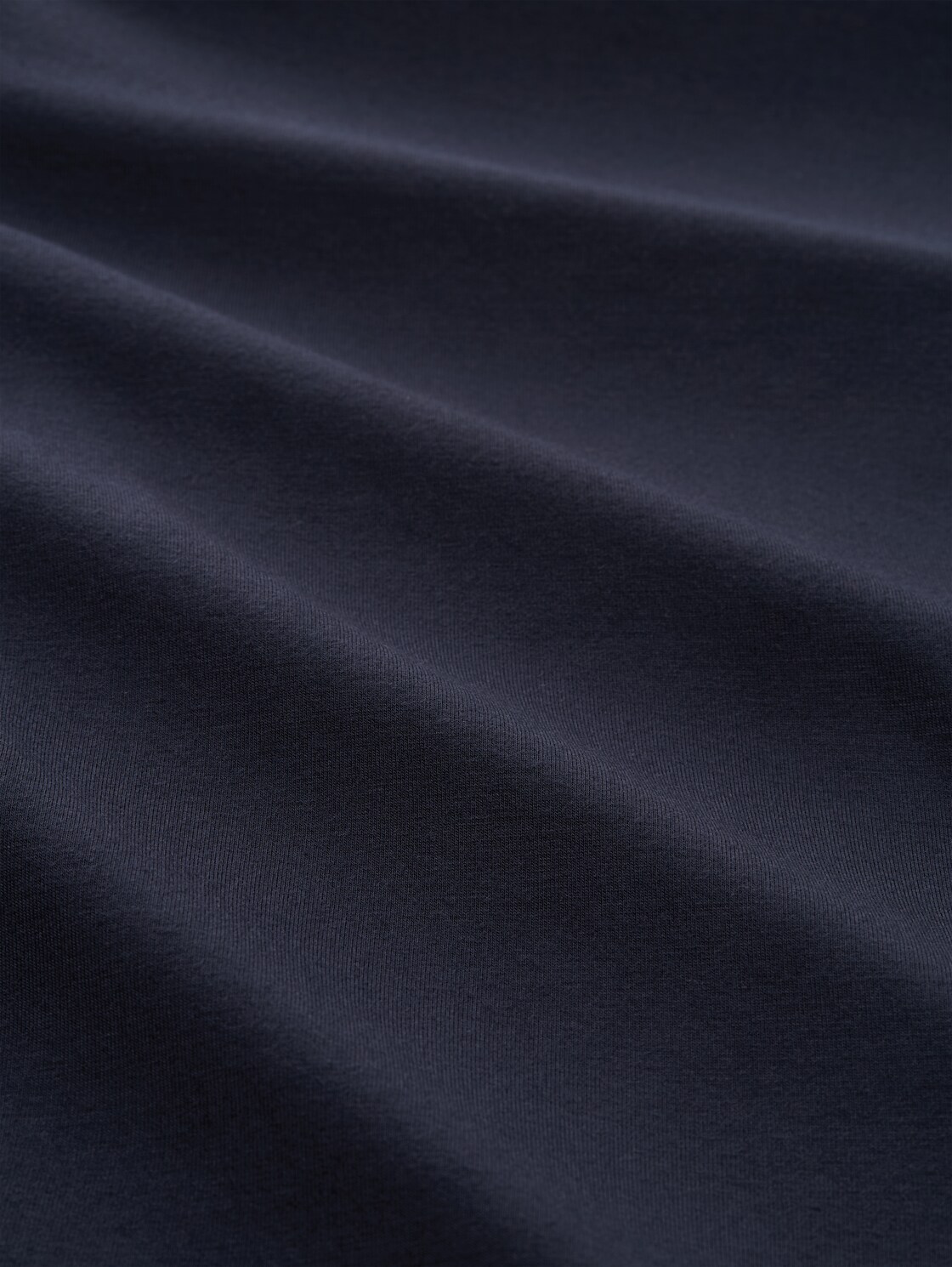 Slim Fit Langarmshirt mit U-Boot-Ausschnitt - sky captain blue - Material-Ansicht