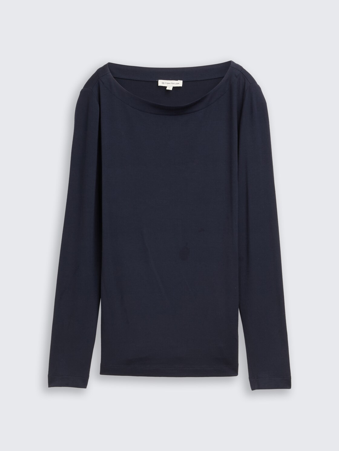 Slim Fit Langarmshirt mit U-Boot-Ausschnitt - sky captain blue - Vorder-Produkt-Ansicht