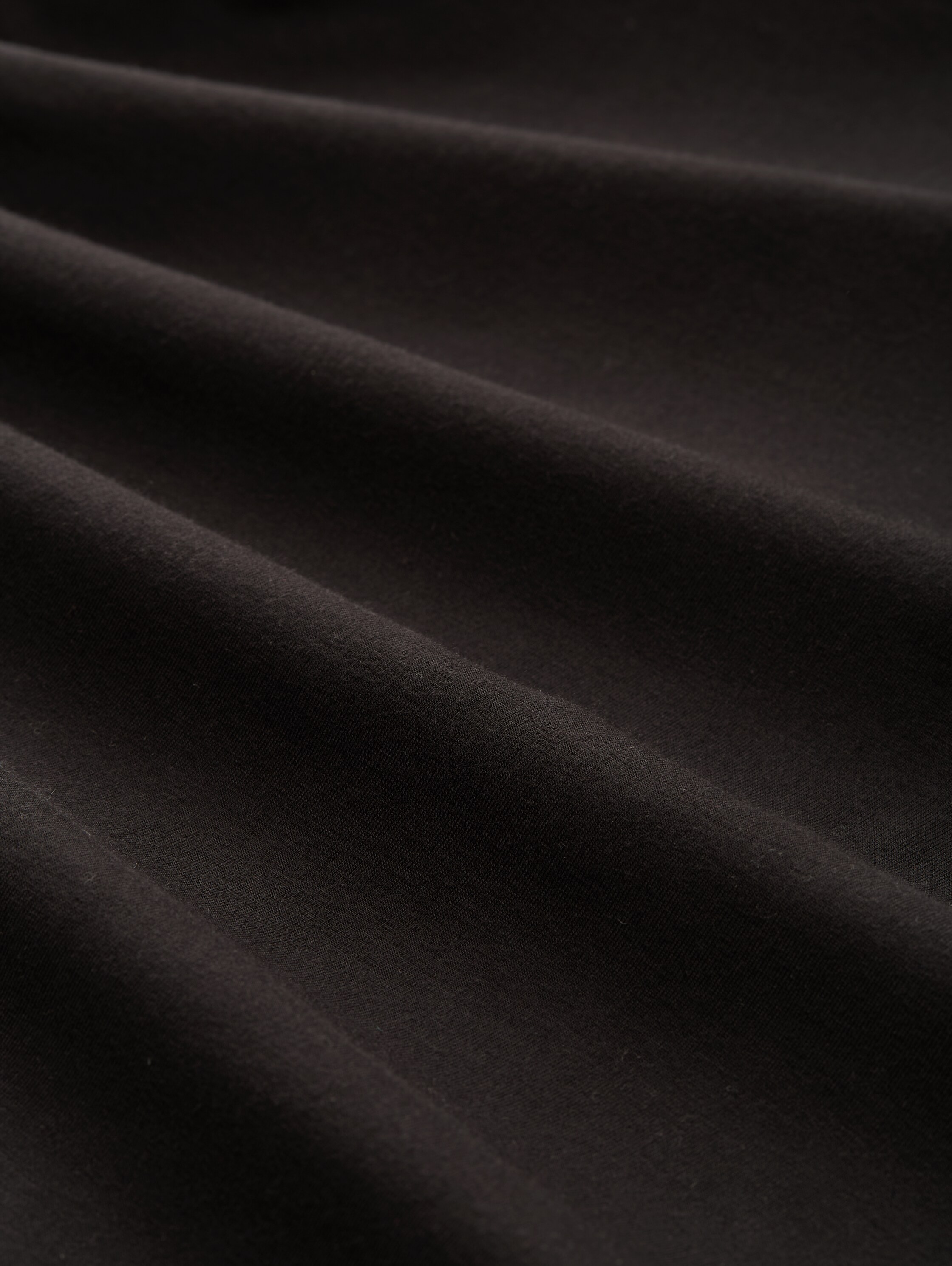 Slim fit shirt met lange mouwen en boothals - deep_black_1 - 