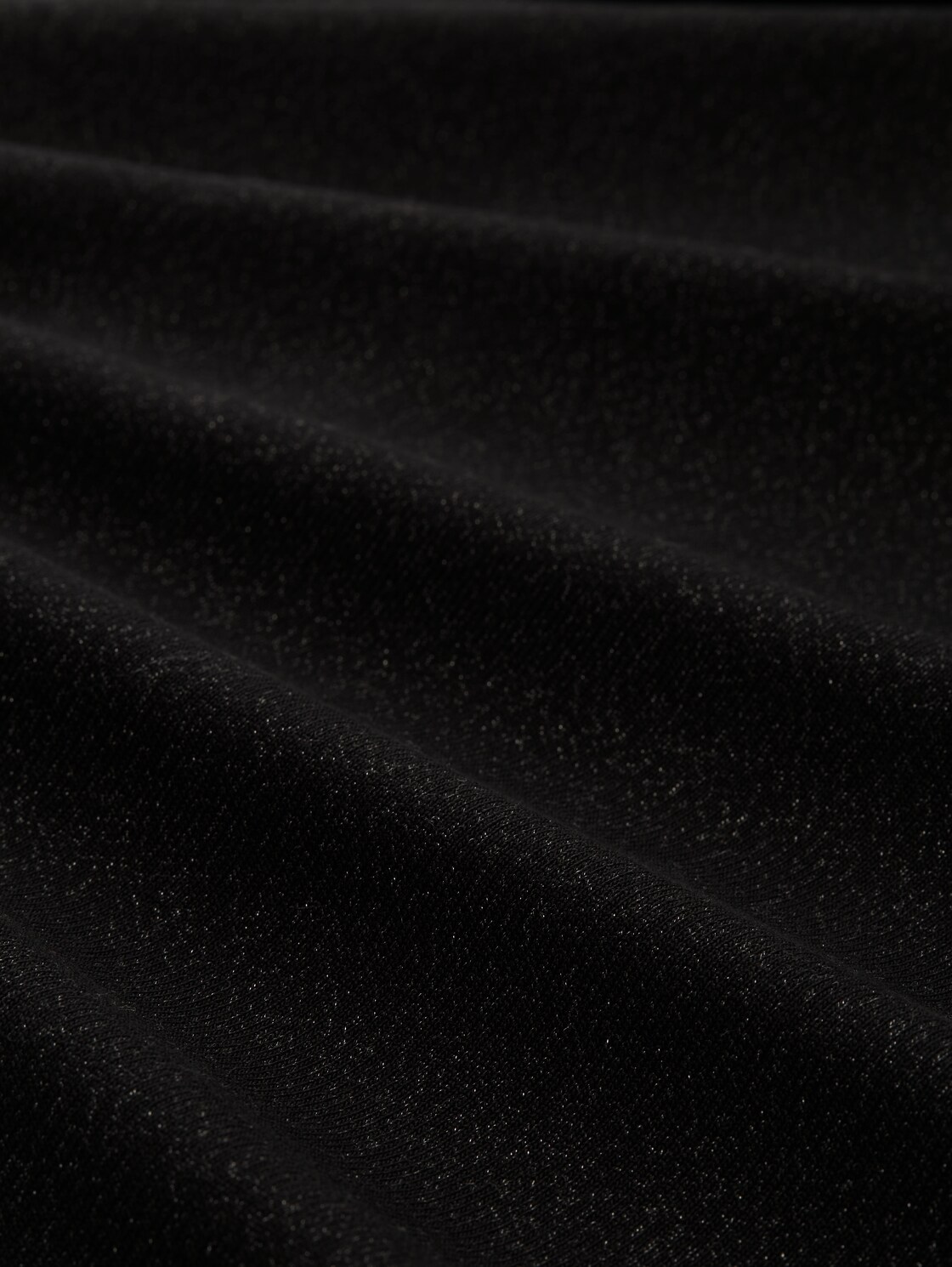Top mit Glitzer-Effekt - deep black - Material-Ansicht