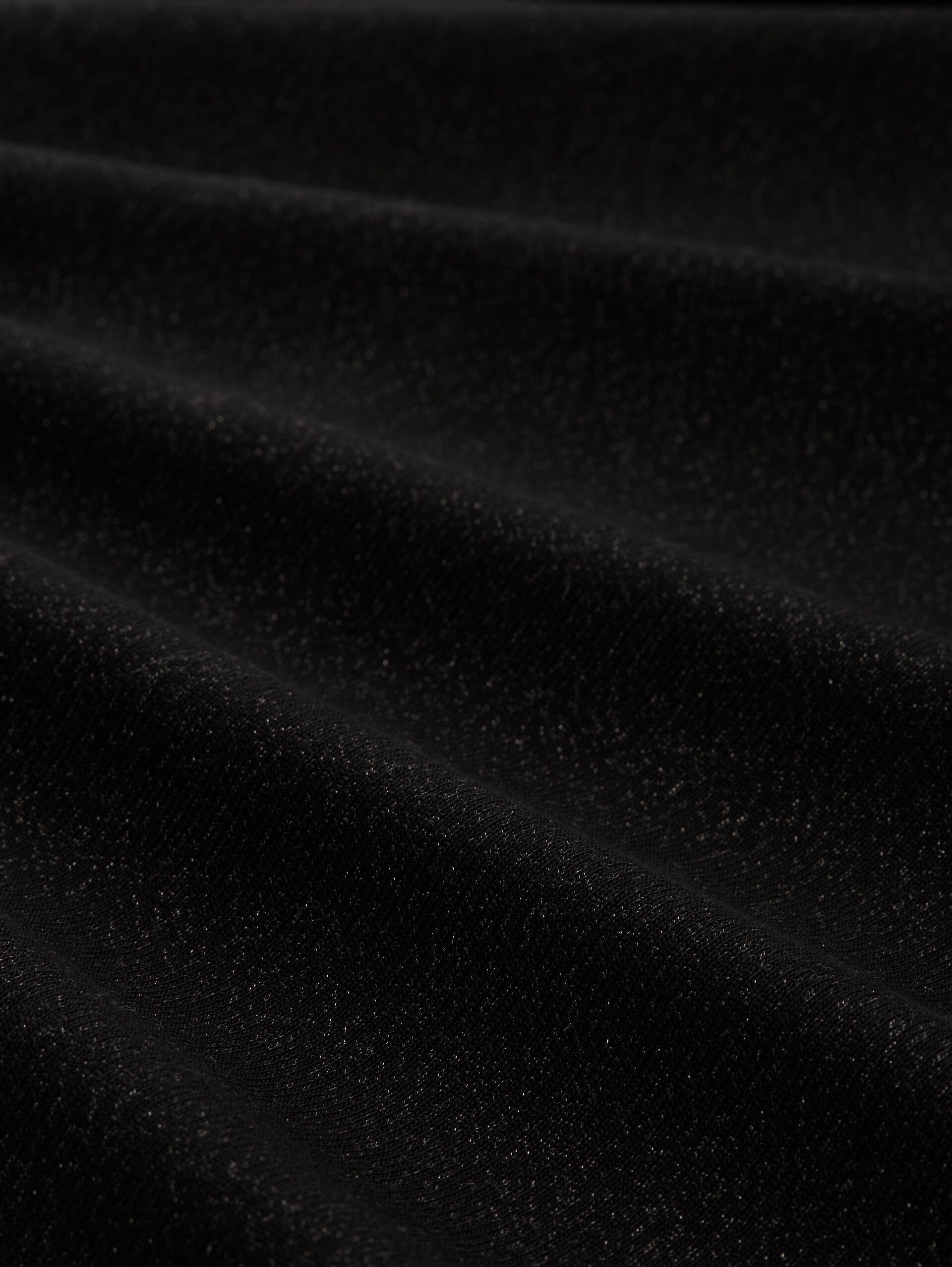 Top mit Glitzer-Effekt - deep black - Material-Ansicht