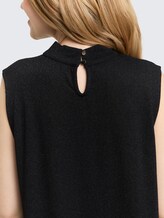 Top à effet pailleté - deep black - Vue détaillée du modèle