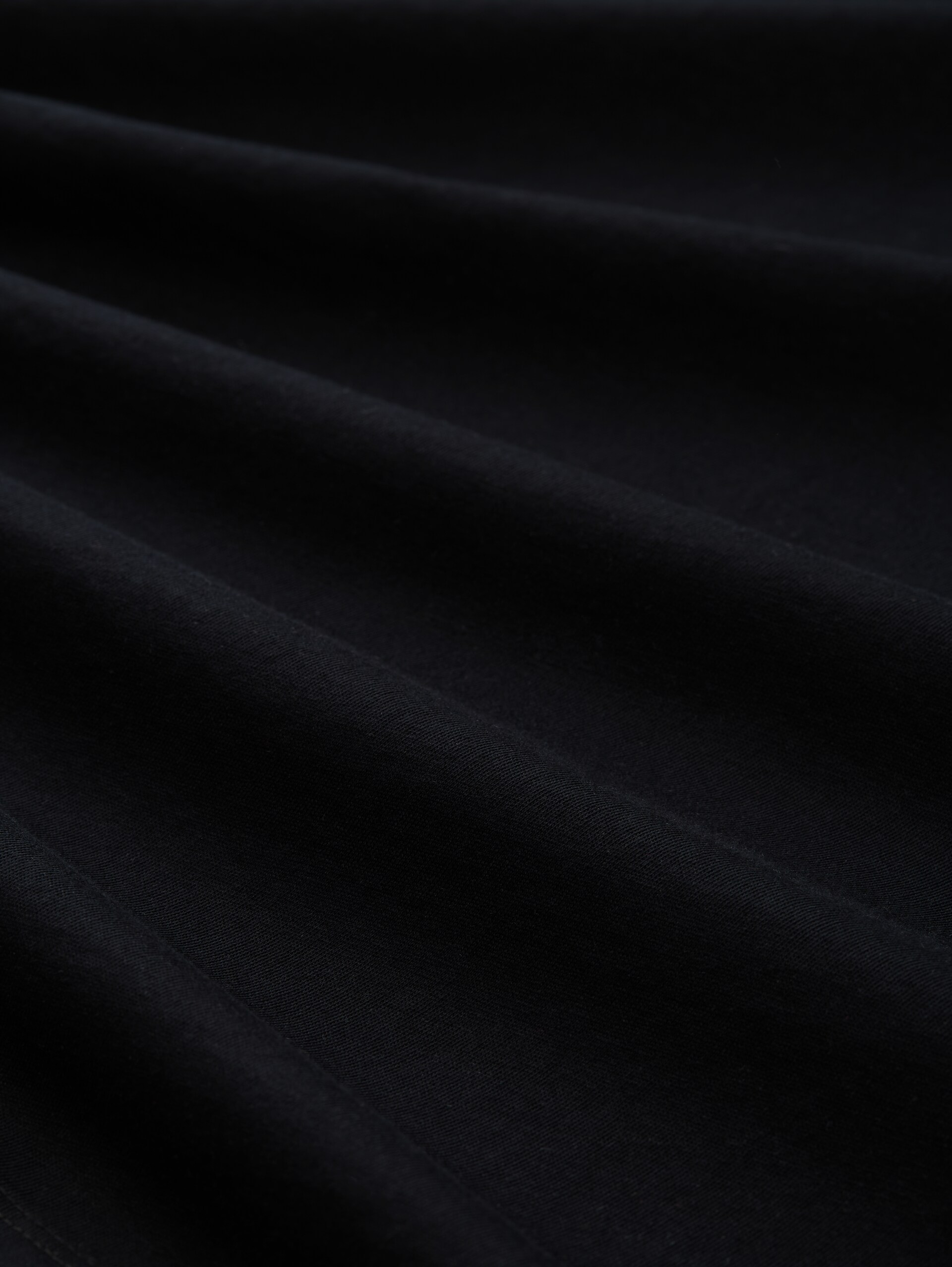 T-shirt met lange mouwen en bedrukt motief - deep black - Materiaalweergave