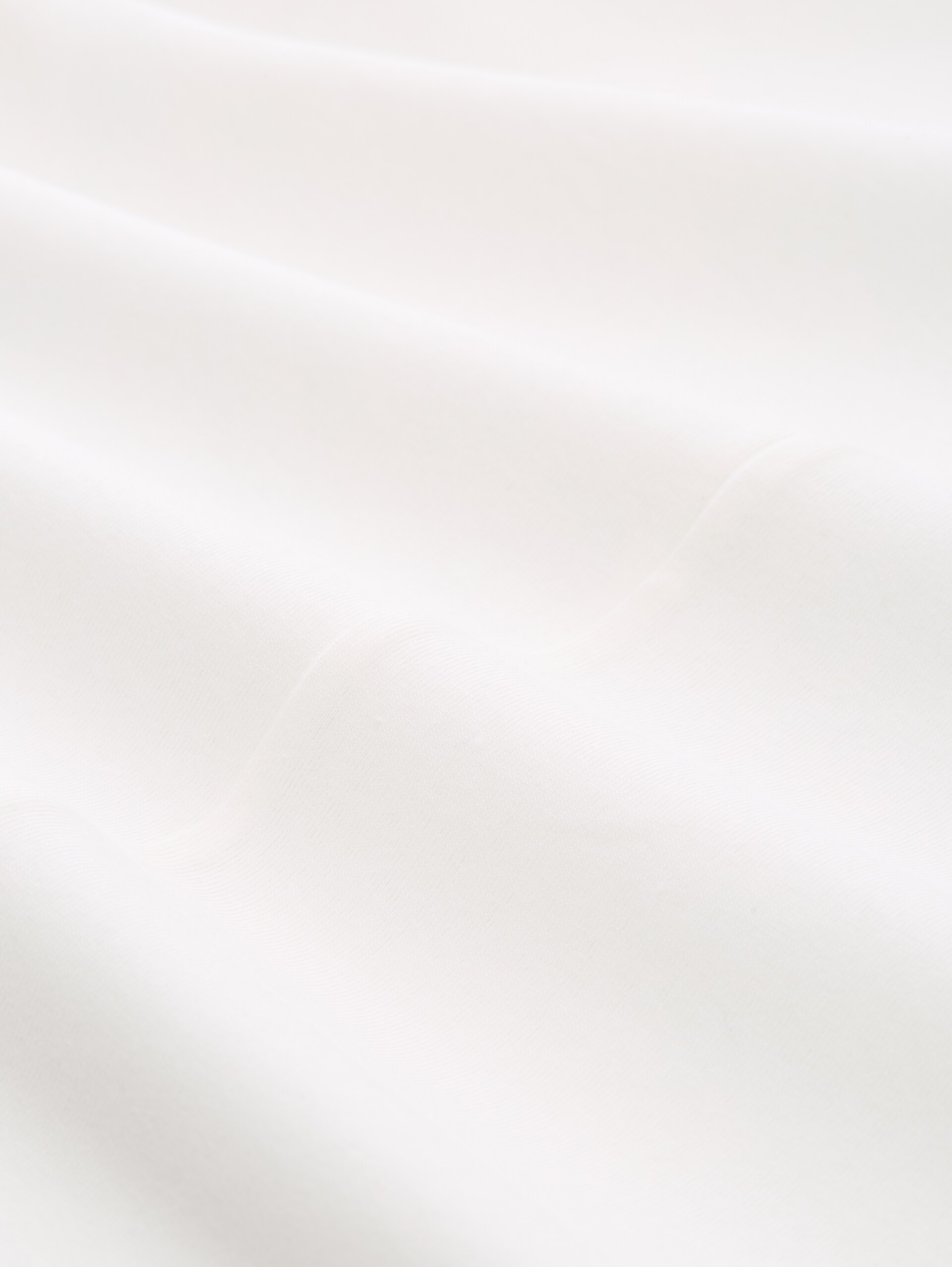 Slim Fit Langarmshirt - Whisper White - Material-Ansicht