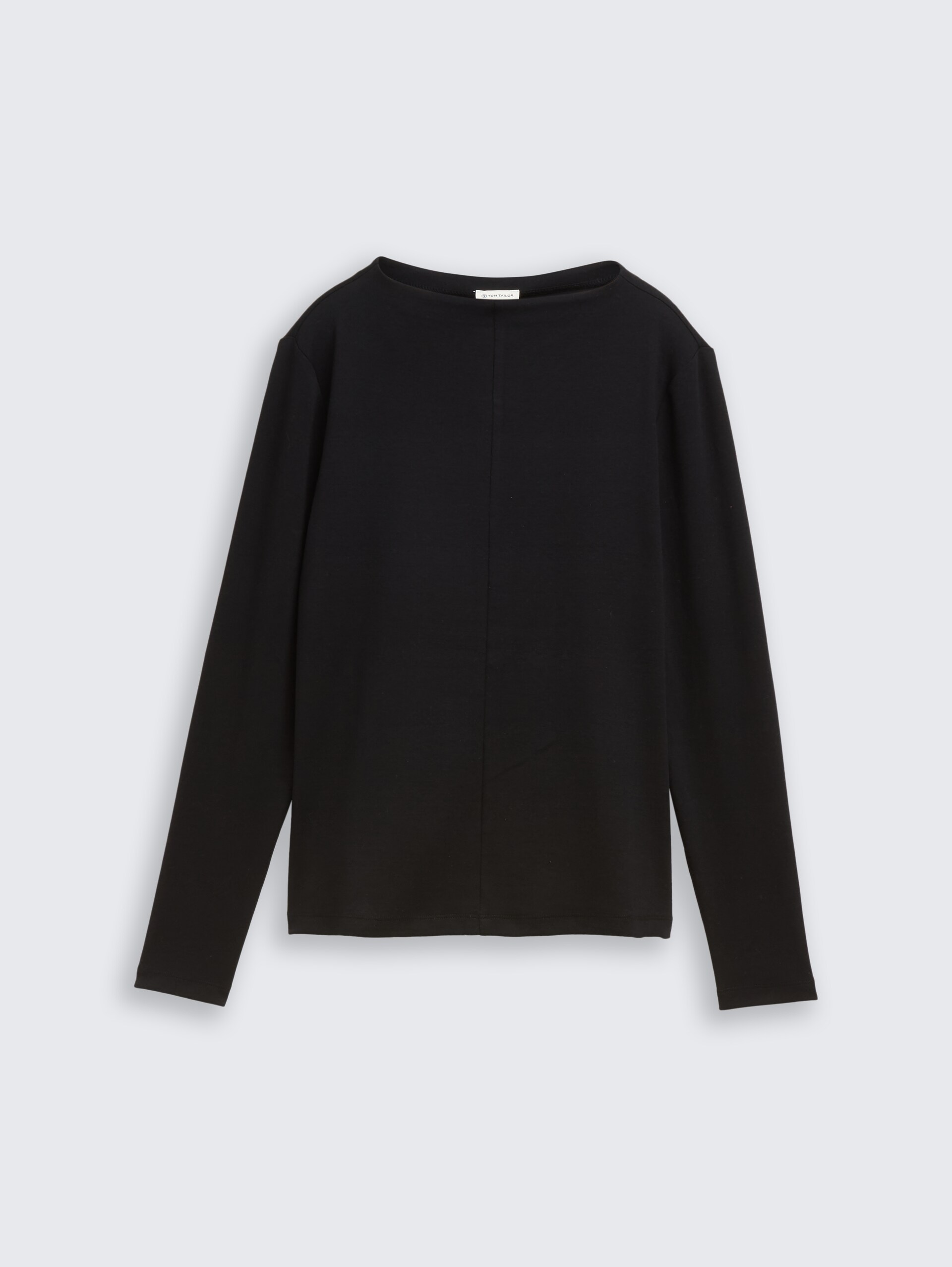Slim Fit Langarmshirt - deep black - Vorder-Produkt-Ansicht