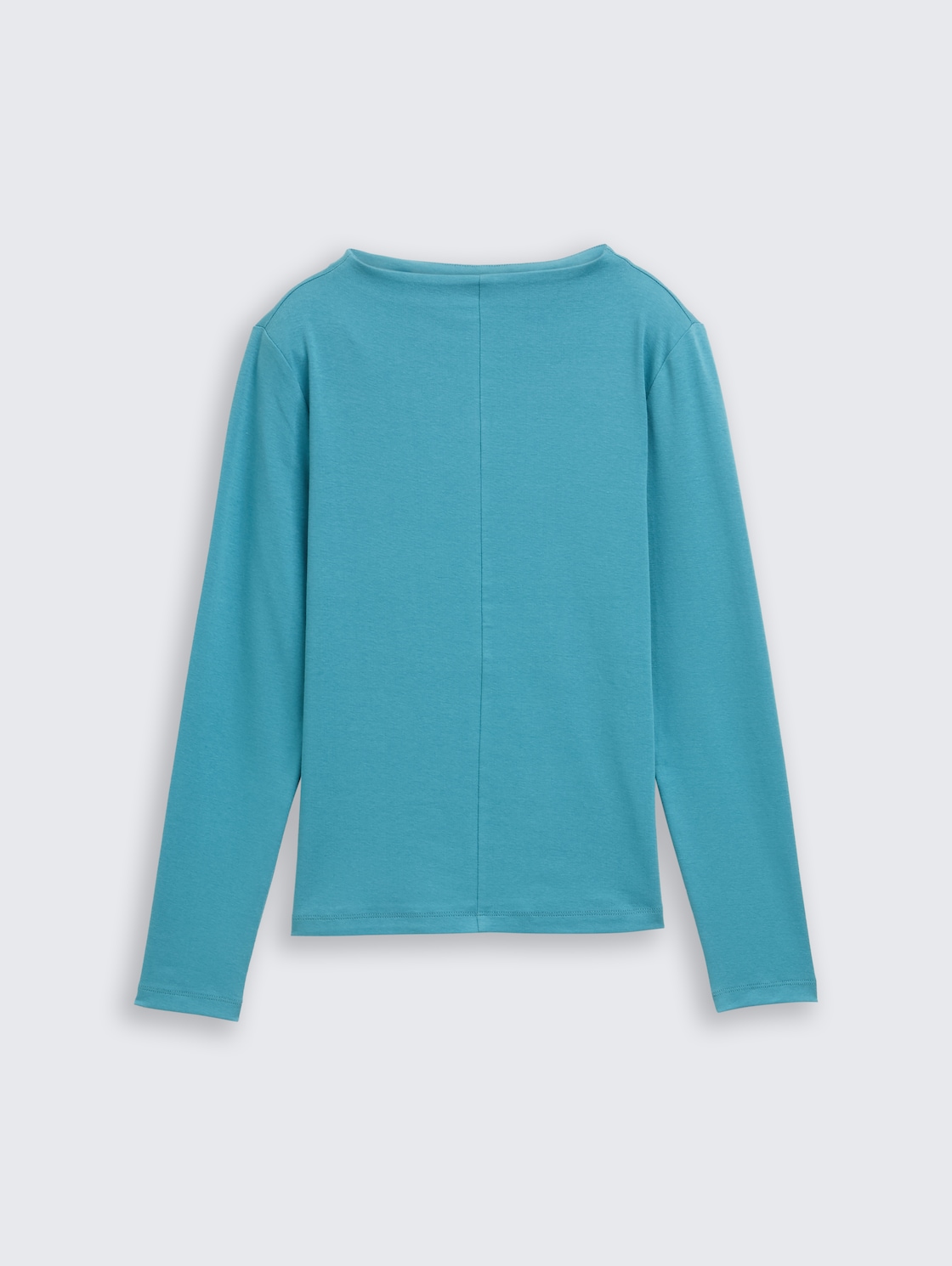 Slim fit long-sleeved shirt - tropical teal - Front product view