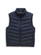 Ausgewählt, Lightweight Steppweste mit Stehkragen von Tom Tailor, blau