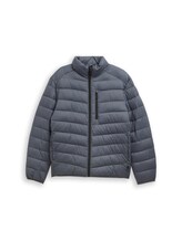 Ausgewählt, Lightweight Steppjacke mit Stehkragen von Tom Tailor, grau