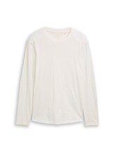 Nicht ausgewählt, Basic Langarmshirt aus Baumwolle von , weiß