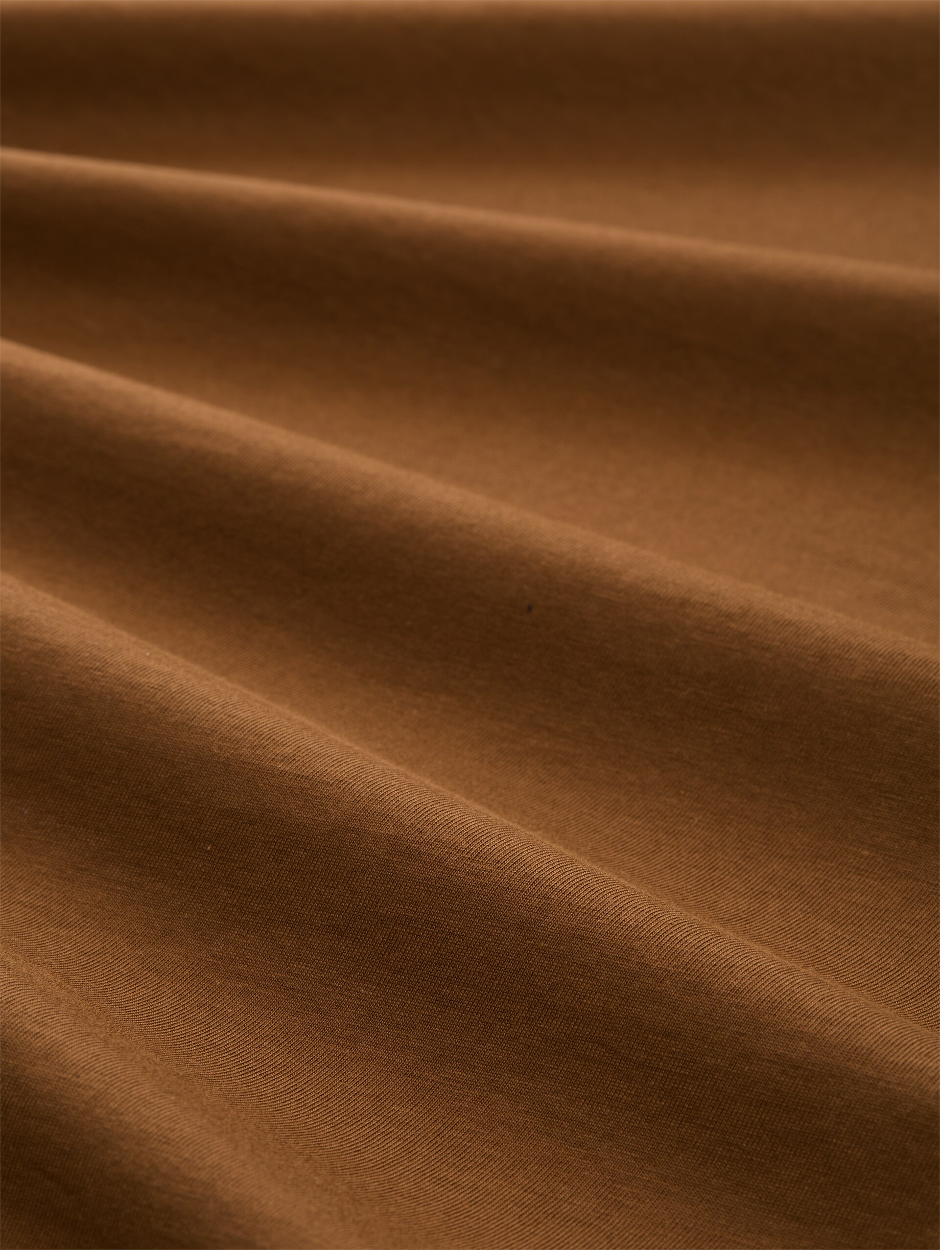 Relaxed fit T-shirt with print - Golden Clay - Material view