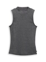 Nicht ausgewählt, Slim Fit Top mit Glitzer-Effekt von , schwarz