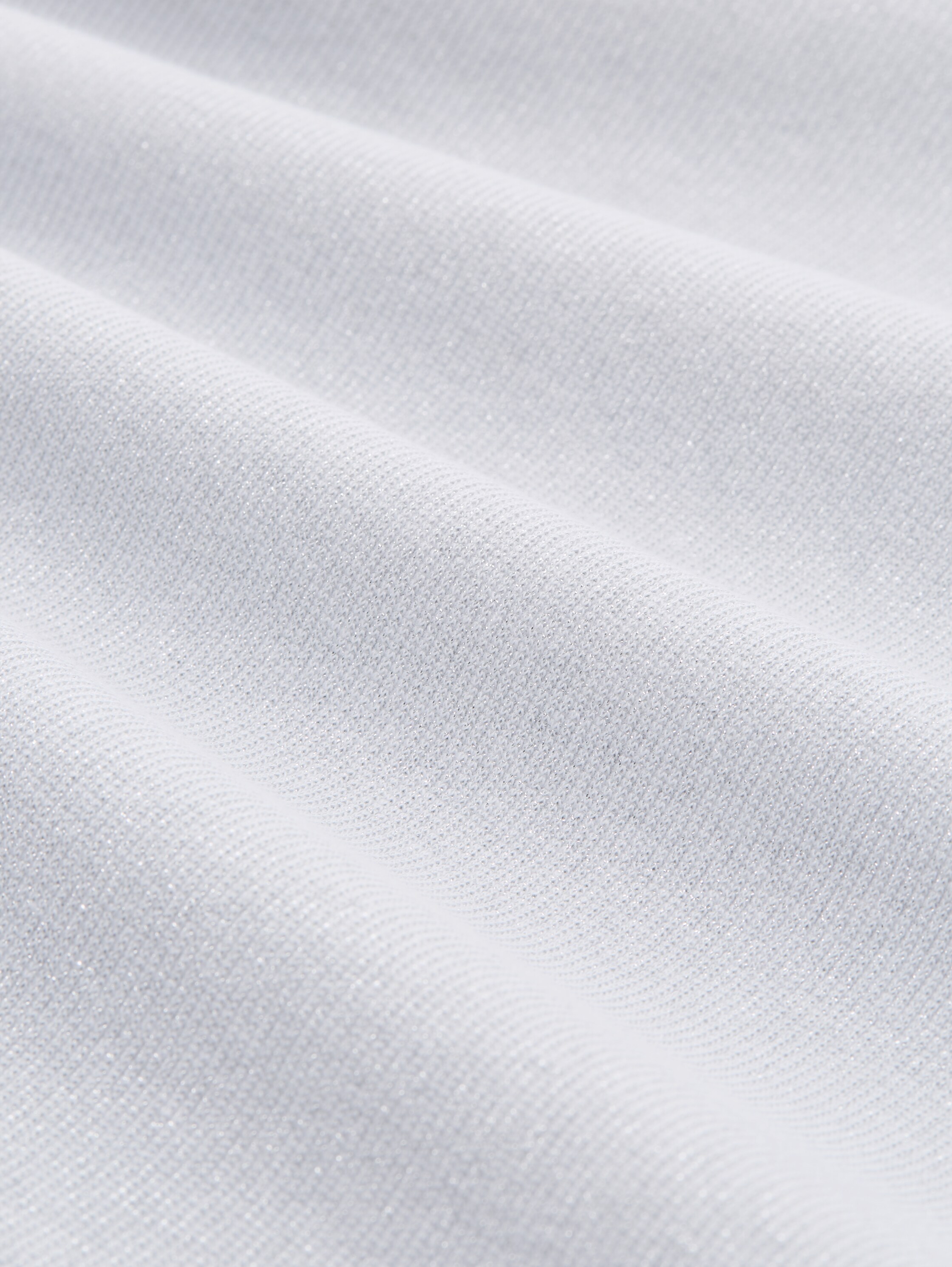 Slim fit top with glitter effect - white_glitter - 