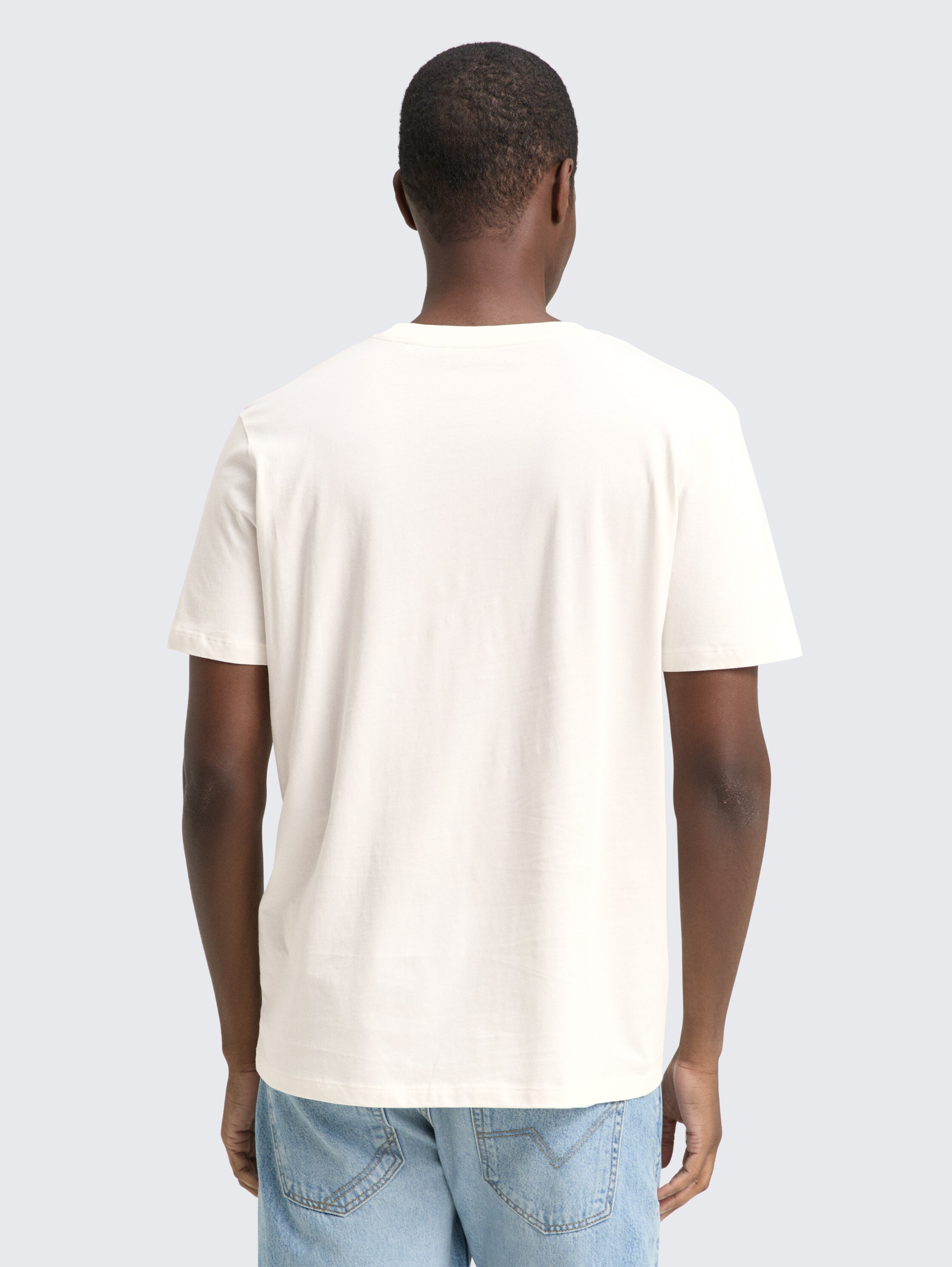 T-Shirt mit Foto-Print - wool_white - 