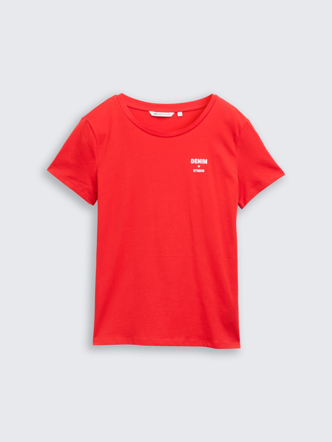 T-Shirt mit Print - brilliant red - Vorder-Produkt-Ansicht