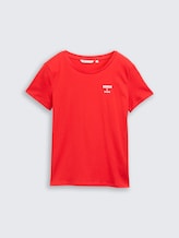 T-shirt avec imprimé - brilliant red - Vue de face du produit