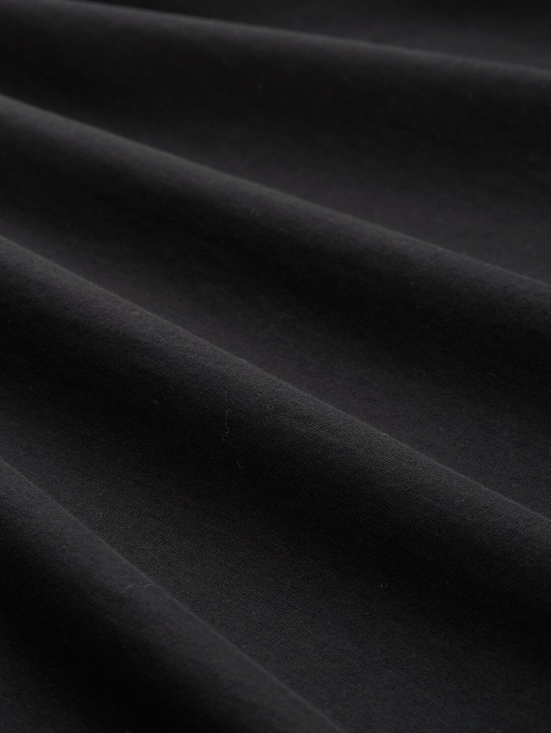 T-shirt met print - deep black - Materiaalweergave