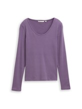 Selected, Slim fit long-sleeved shirt with ribbed texture by Tom Tailor, 