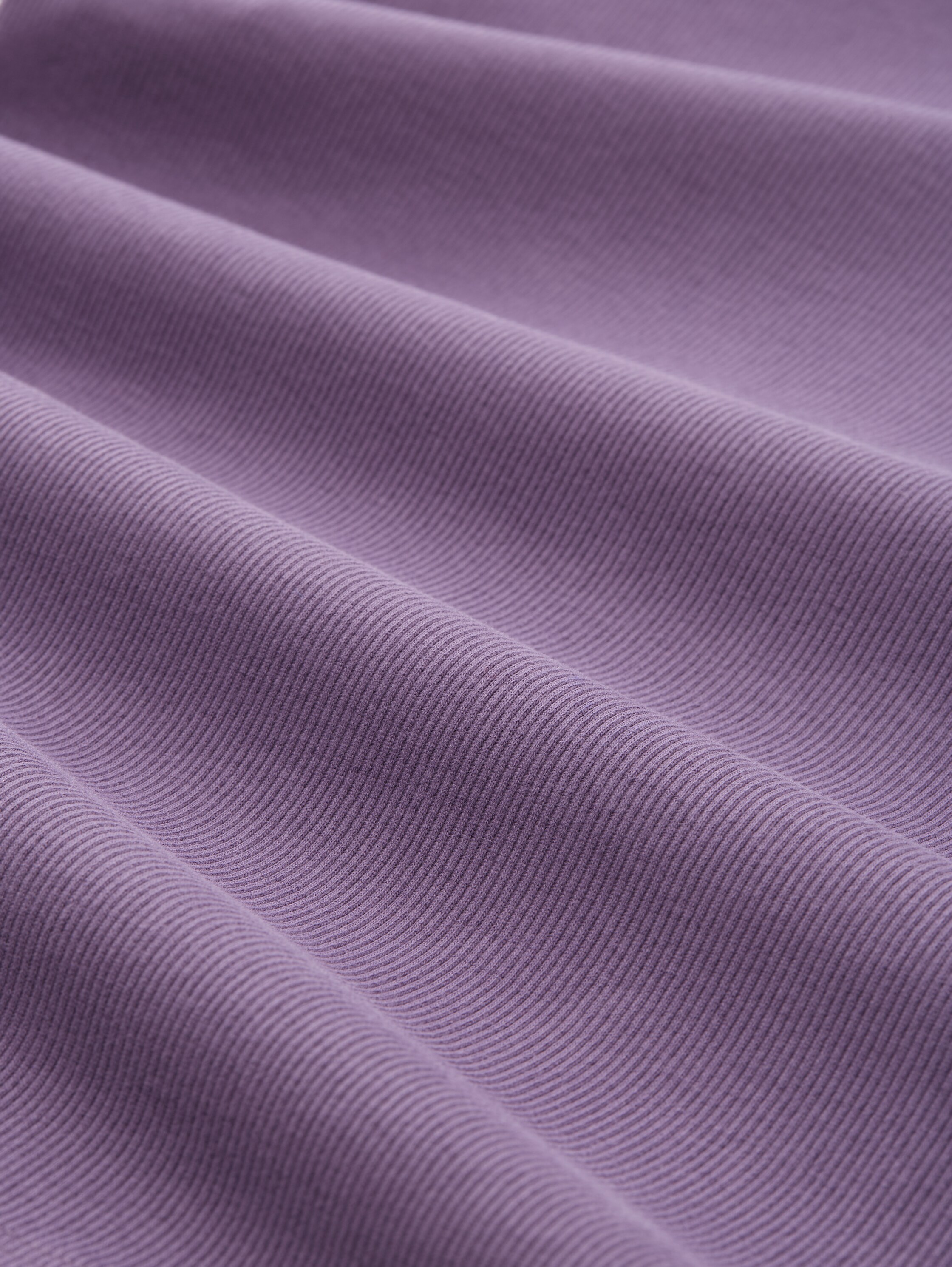 T-shirt slim à manches longues et structure côtelée - lavender_herb - 