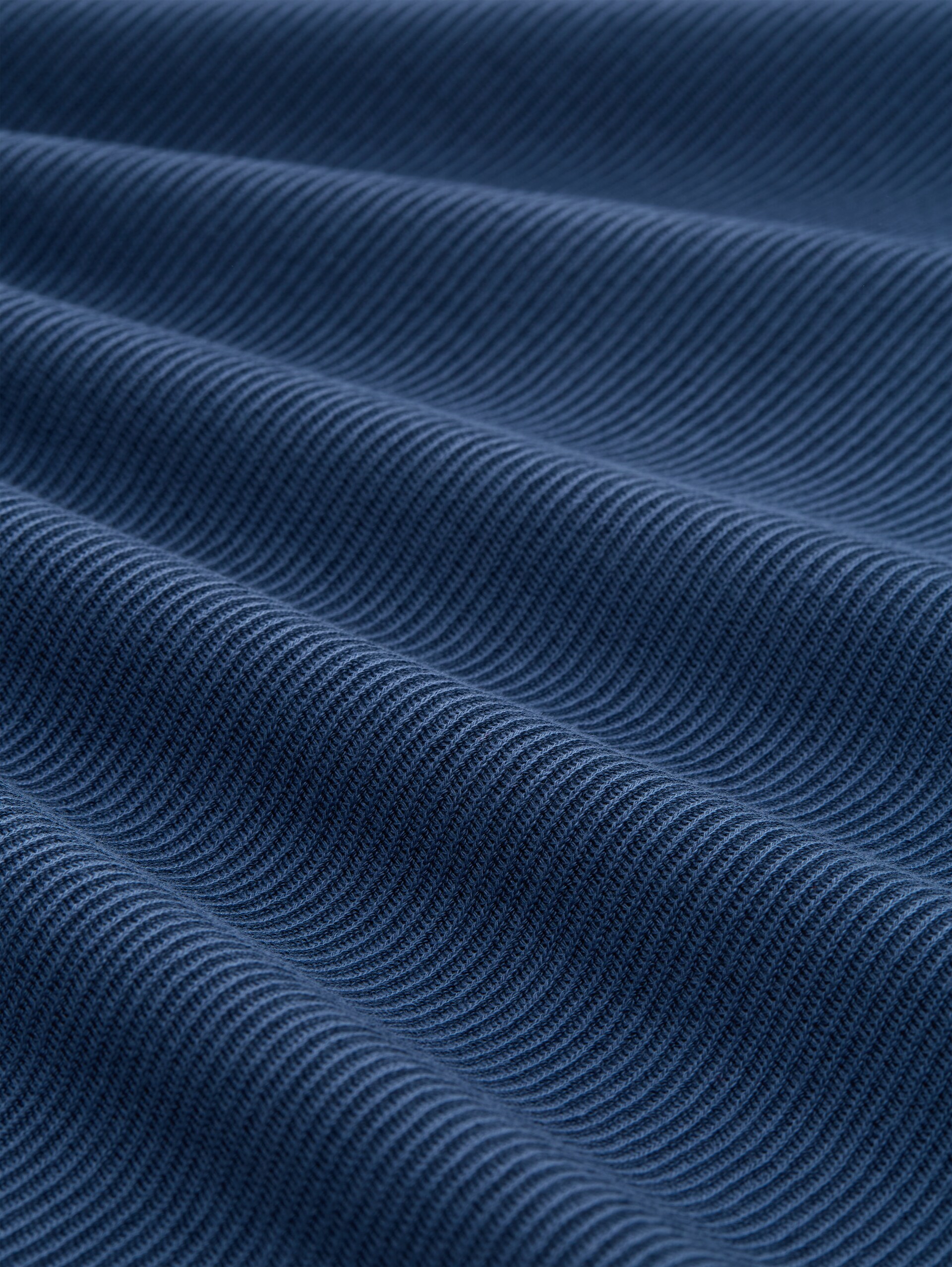 Shirt met lange mouwen in een 2-in-1-look - Ocean Night Blue - Materiaalweergave
