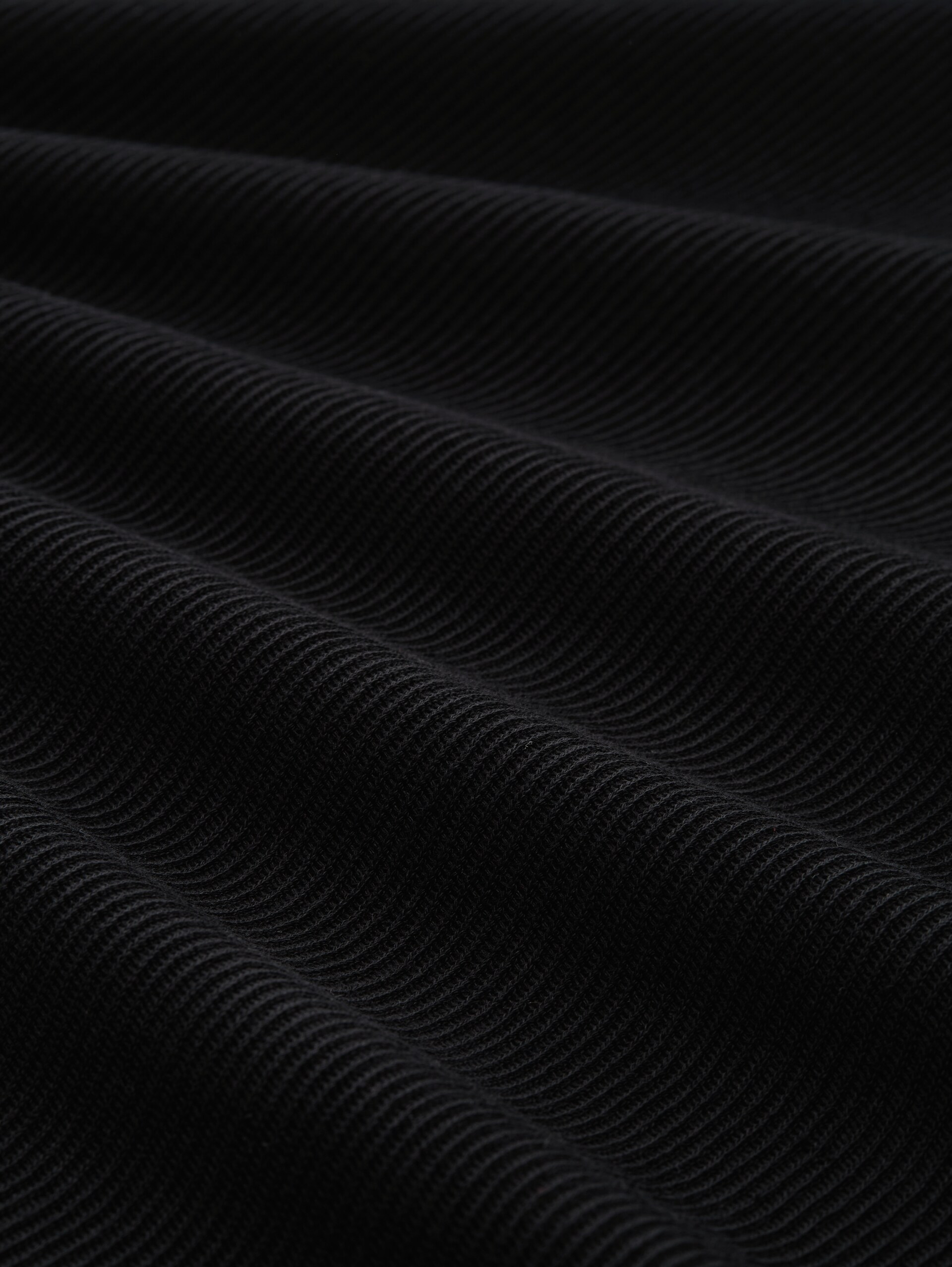 Shirt met lange mouwen in een 2-in-1-look - Black - Materiaalweergave