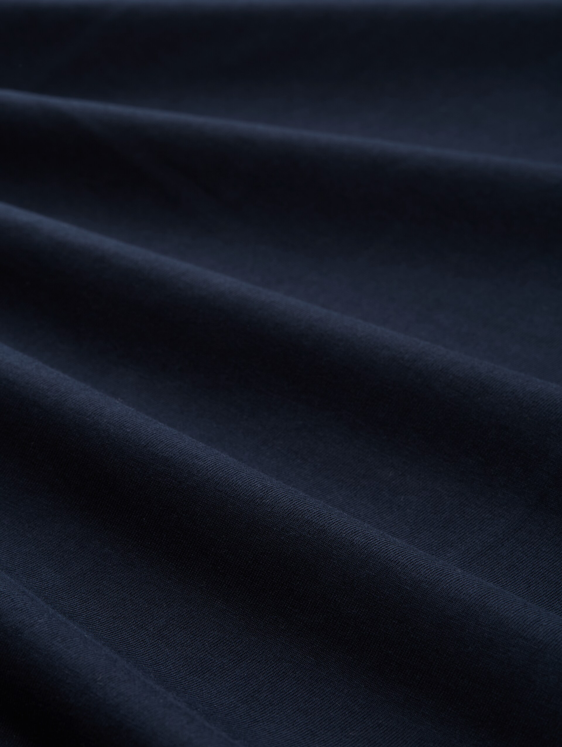 Slim Fit T-Shirt aus Baumwolle - sky captain blue - Material-Ansicht