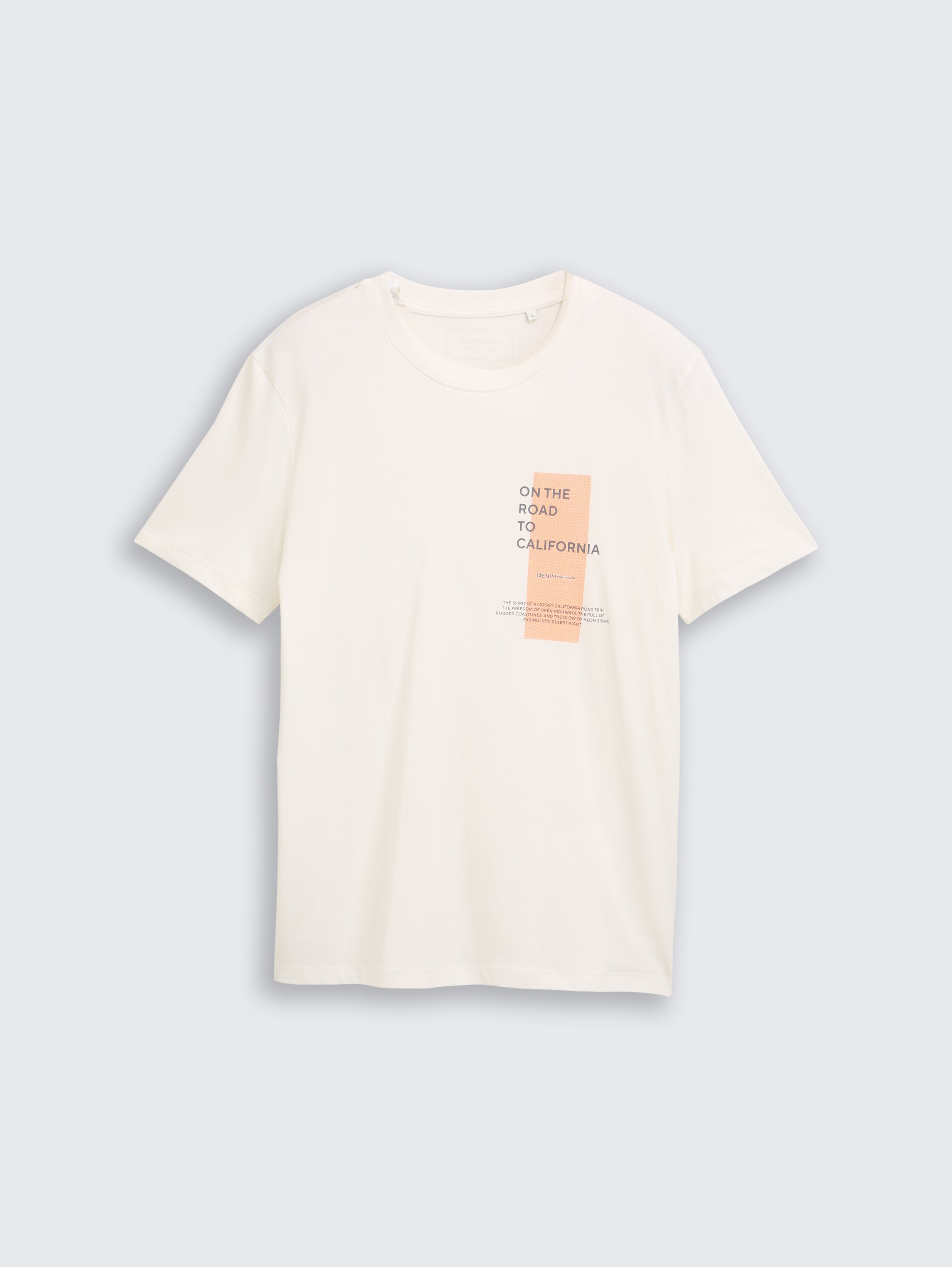 T-Shirt mit Print - wool_white - 