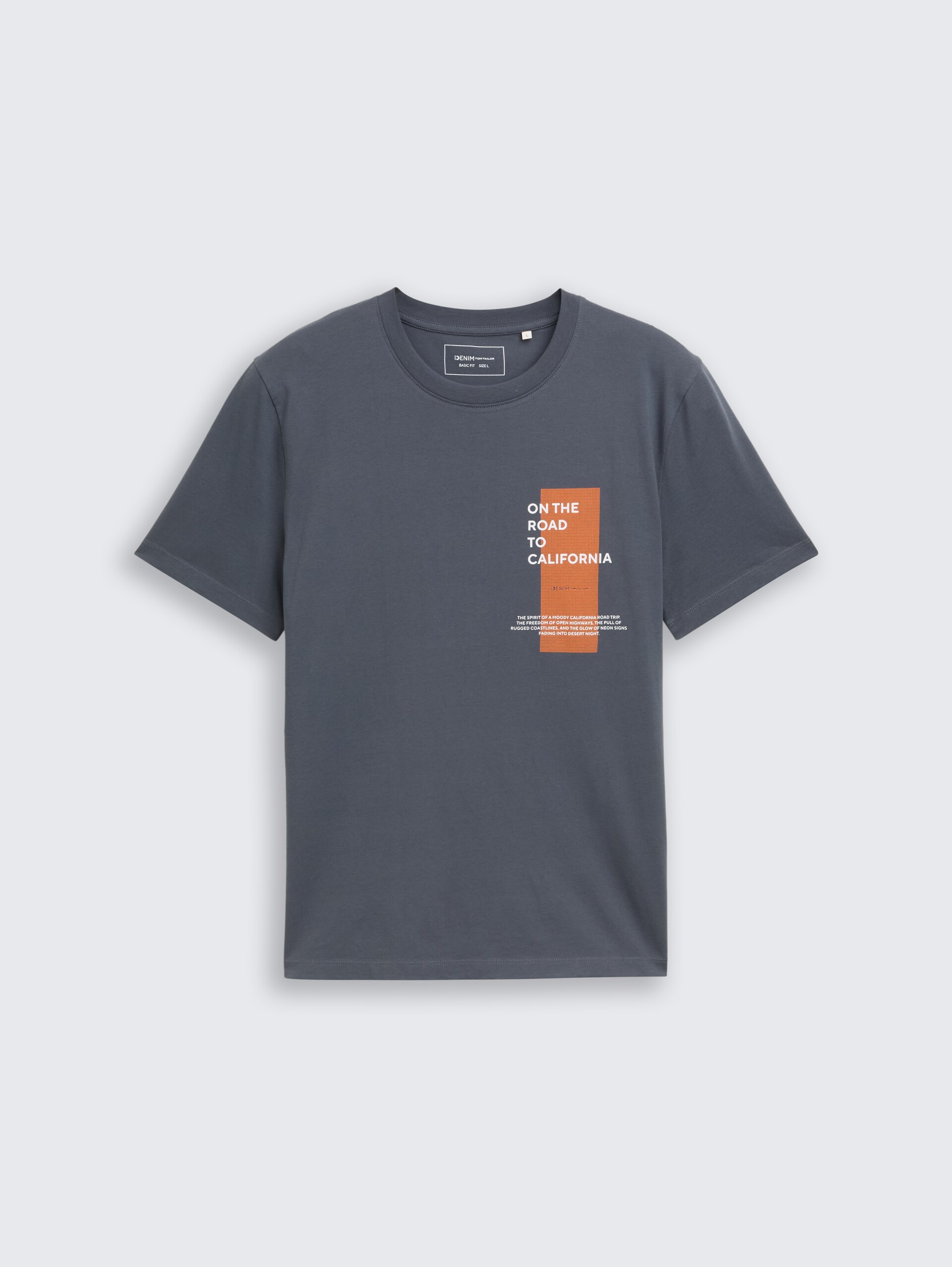 T-Shirt mit Print - urban medium grey - Vorder-Produkt-Ansicht