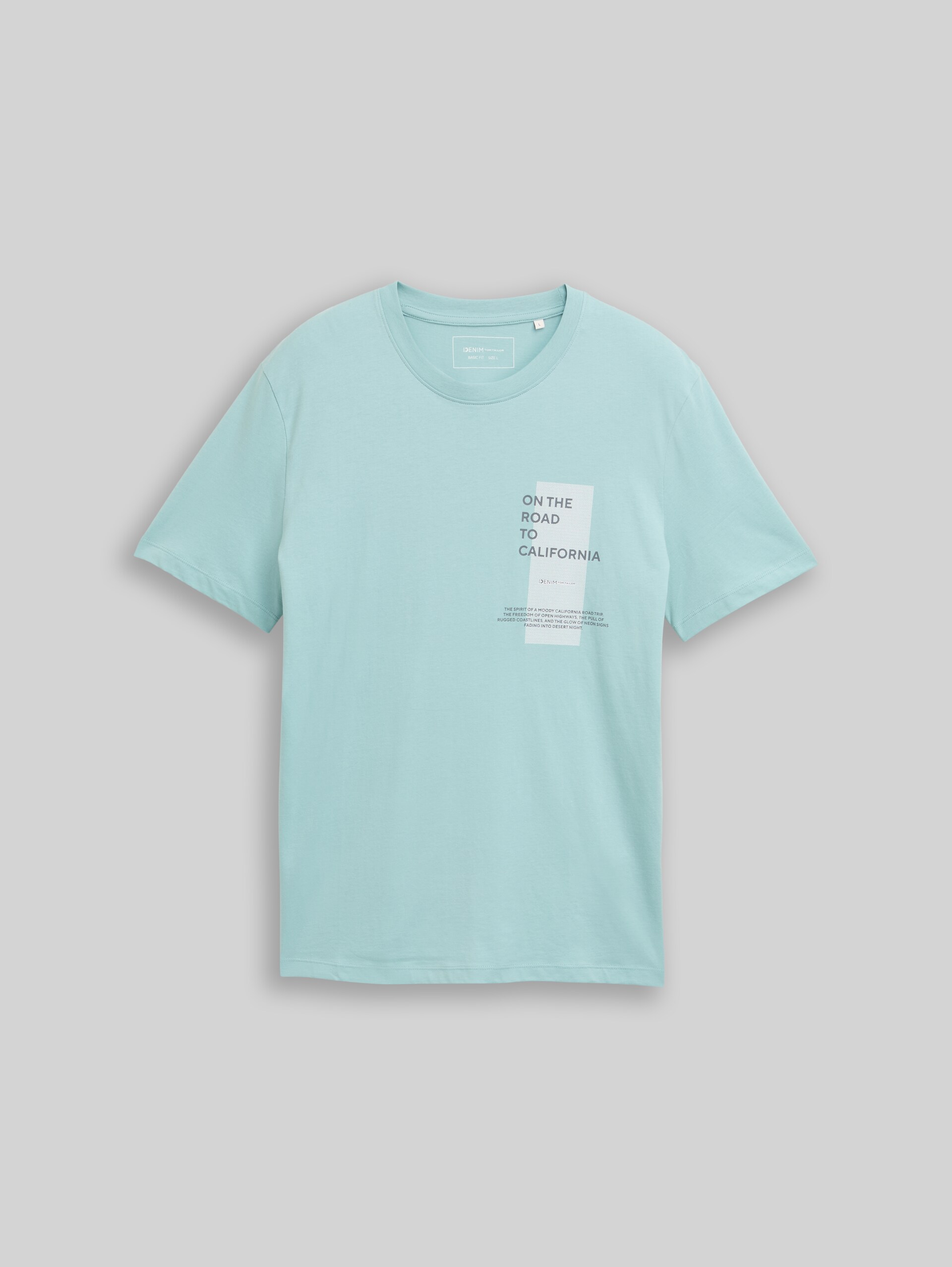 T-shirt with print - dusty horizon mint - Front product view