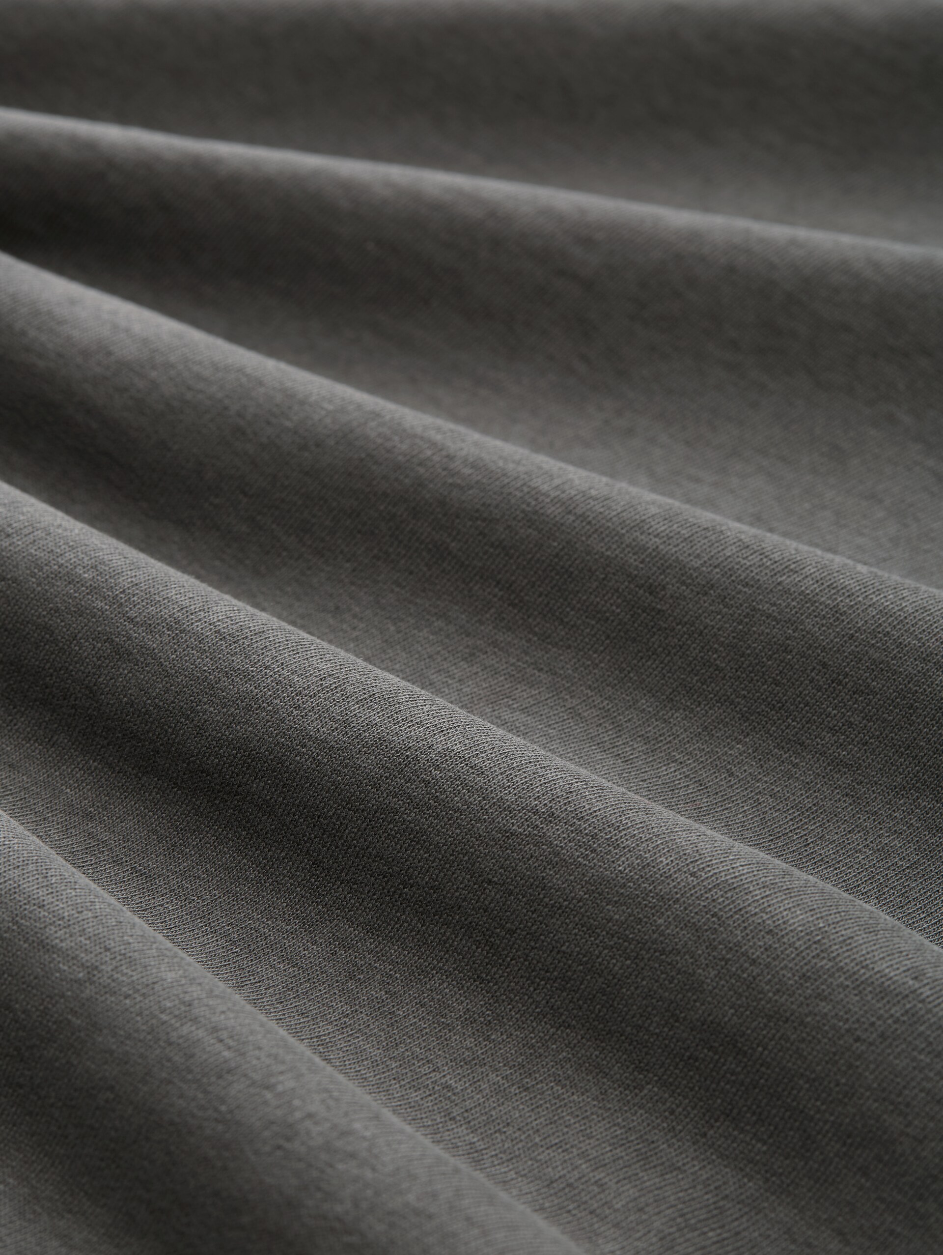 Overdyed Hoodie Sweatshirt - Black - Material-Ansicht