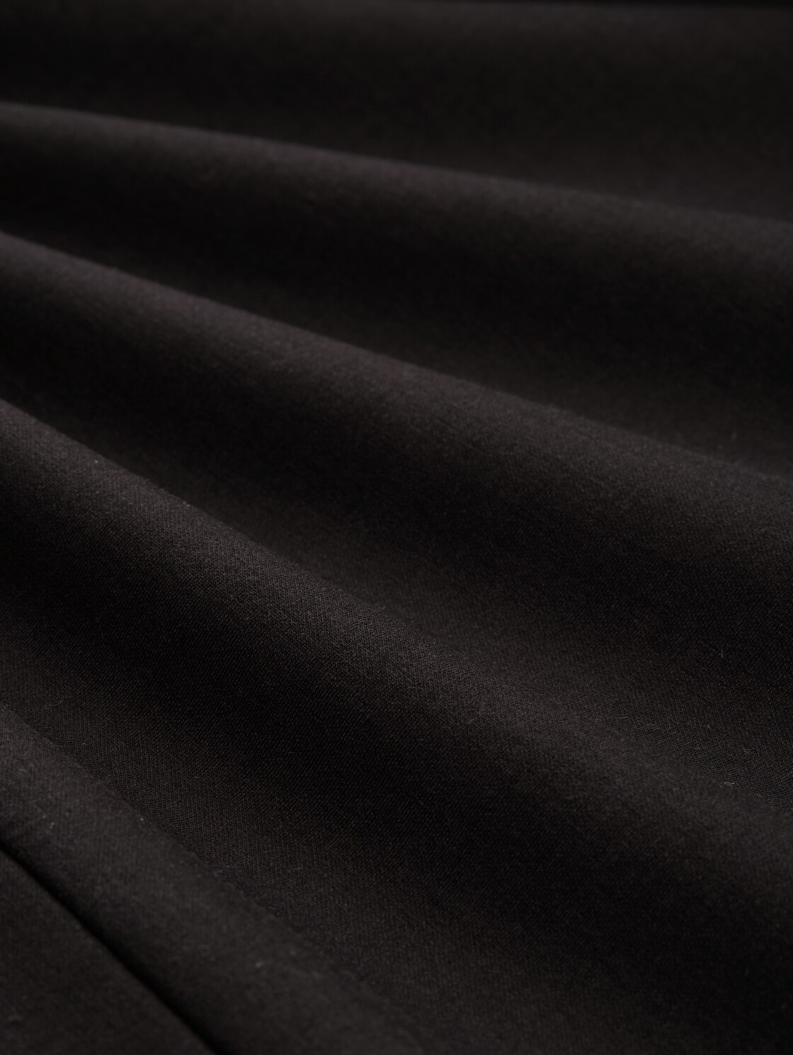 Relaxed Scuba Sweatjacke - Black - Material-Ansicht