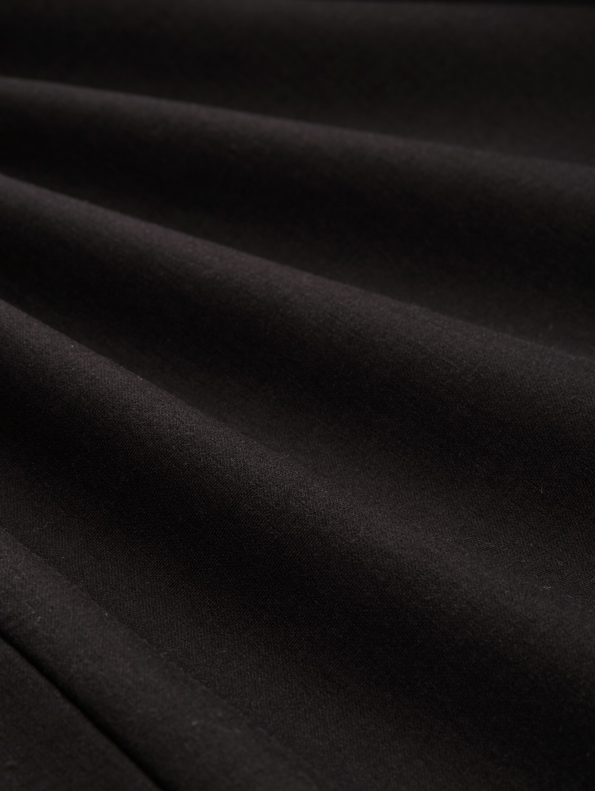 Relaxed Scuba Sweatjacke - Black - Material-Ansicht