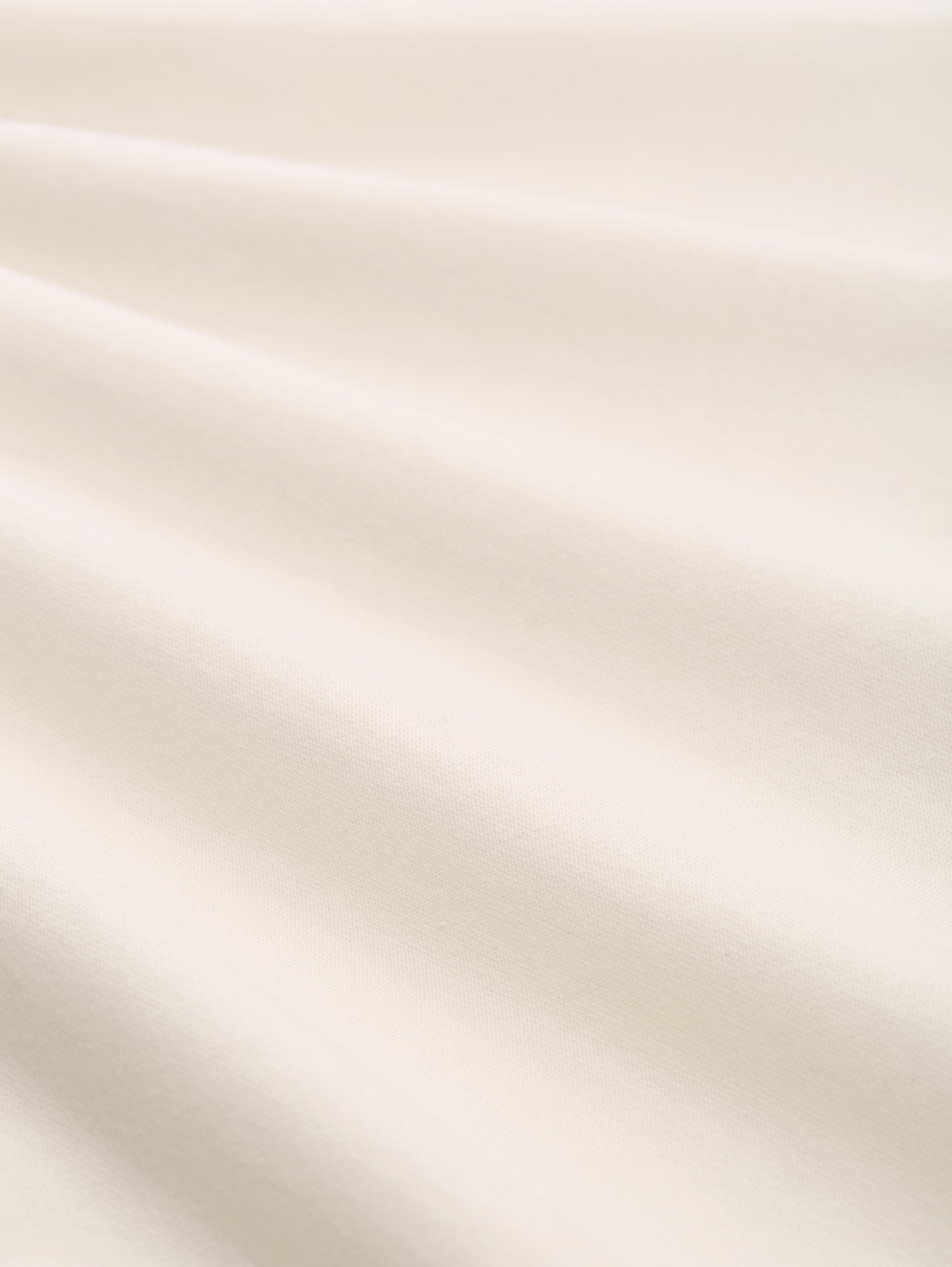 Relaxed Sweatshirt mit Print - Wool White - Material-Ansicht