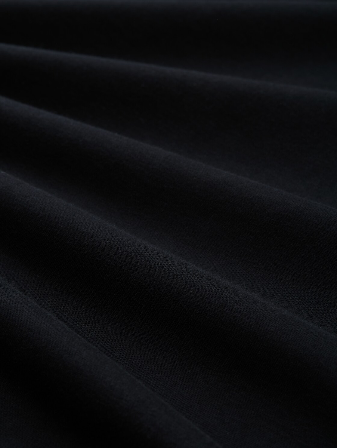 Relaxed sweatshirt with print - Black - Material view