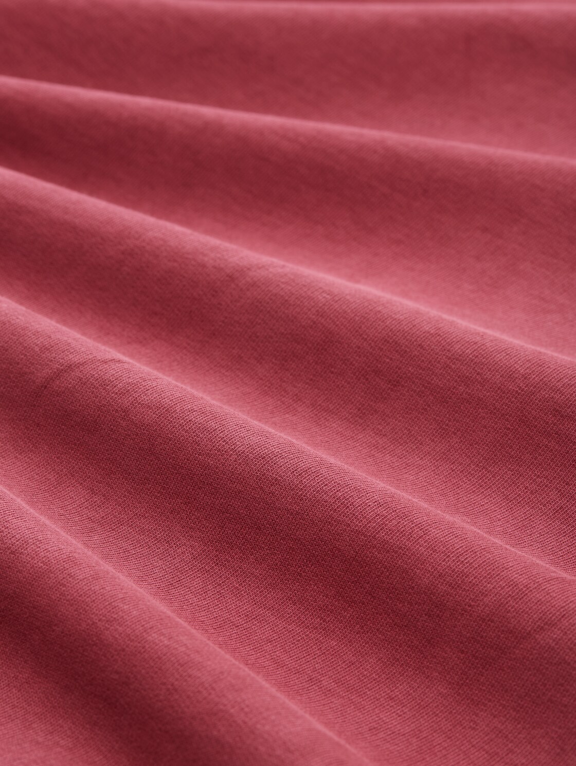 Relaxed Overdyed Sweatshirt - burnt russet - Material-Ansicht