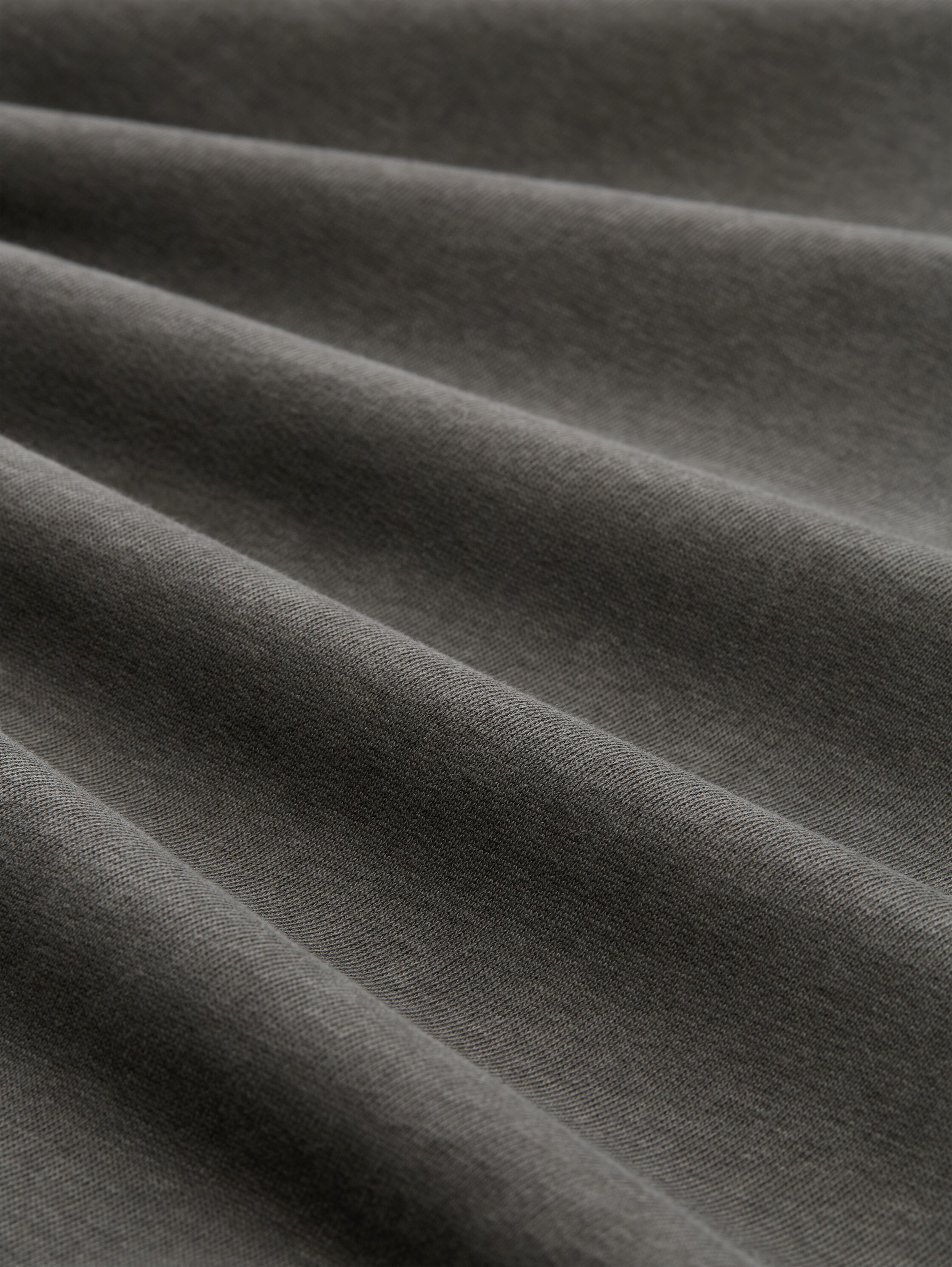 Relaxed overgeverfd sweatshirt - Black - Materiaalweergave