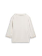 Ausgewählt, Sweatshirt mit Stehkragen von Tom Tailor, beige