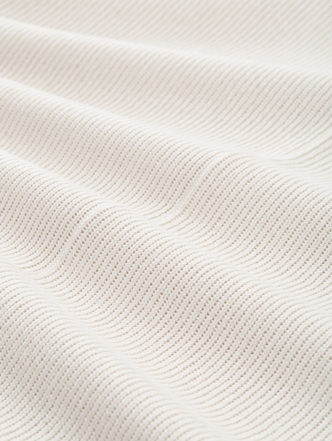 Sweatshirt mit Stehkragen - sand stone beige melange - Material-Ansicht