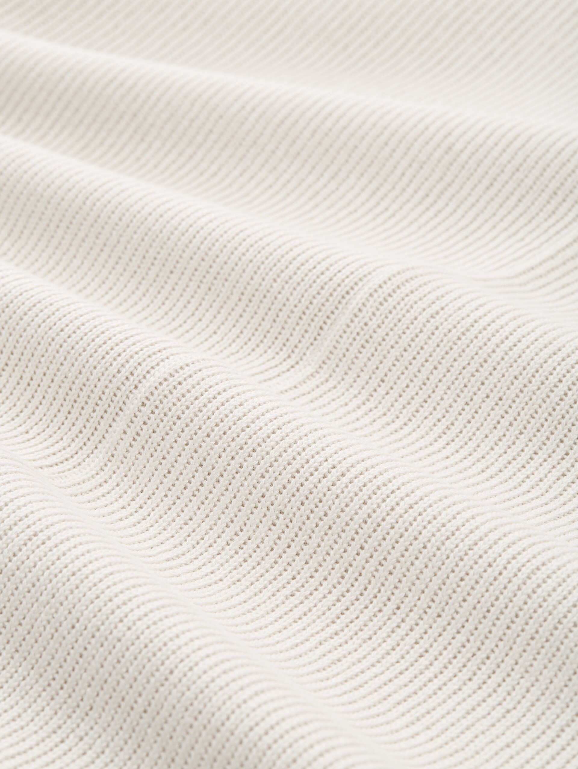Sweatshirt mit Stehkragen - sand stone beige melange - Material-Ansicht