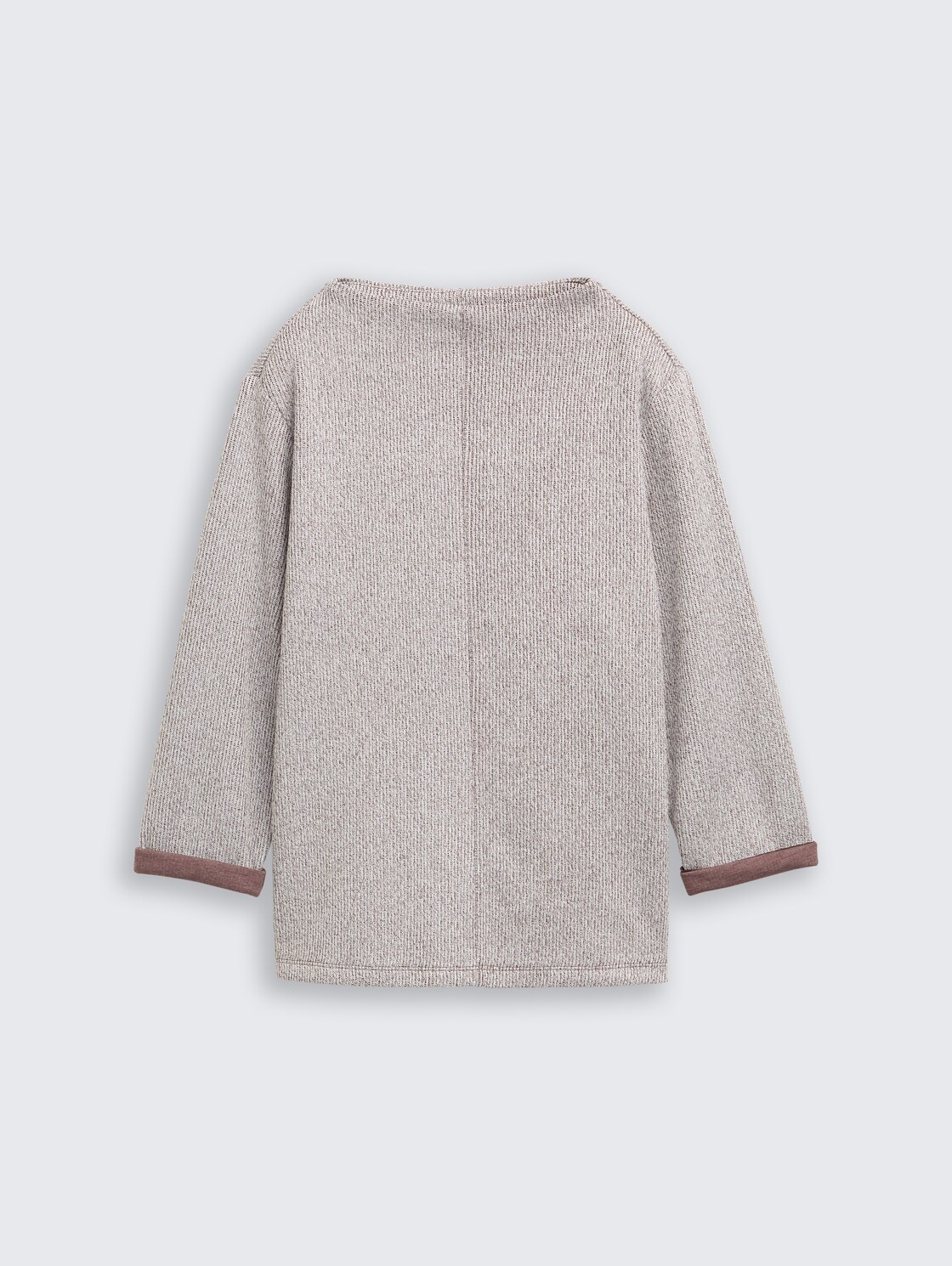 Sweatshirt mit Stehkragen - dark pecan brown melange - Vorder-Produkt-Ansicht