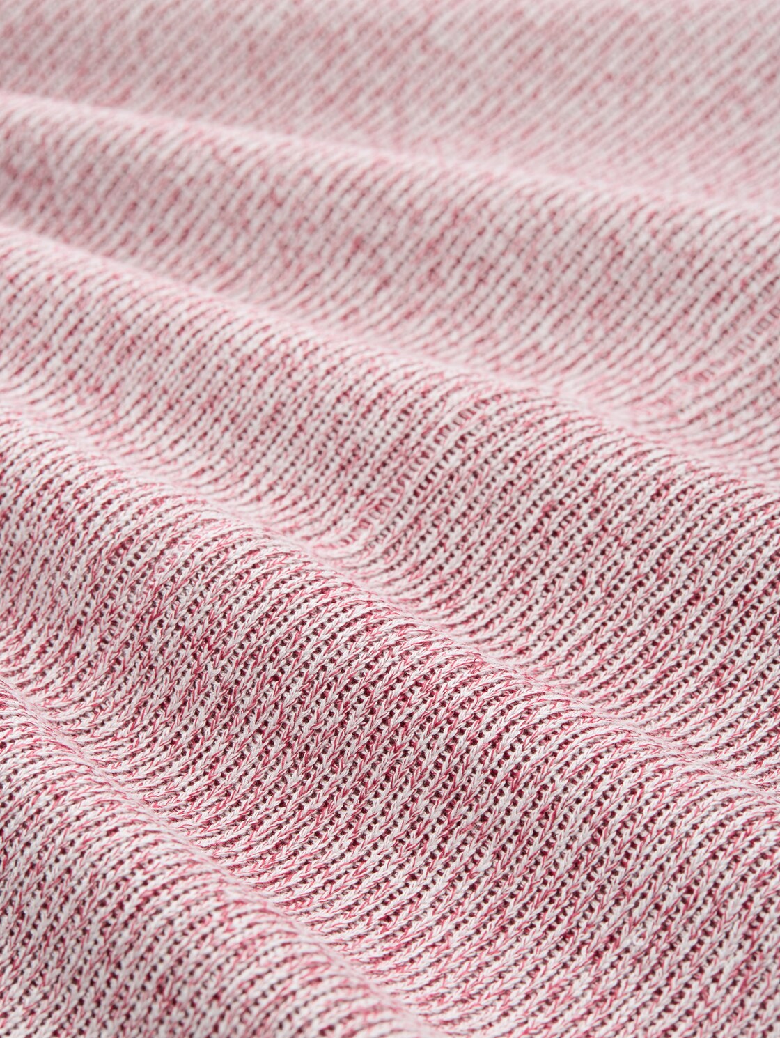 Sweatshirt mit Stehkragen - rumba red melange - Material-Ansicht