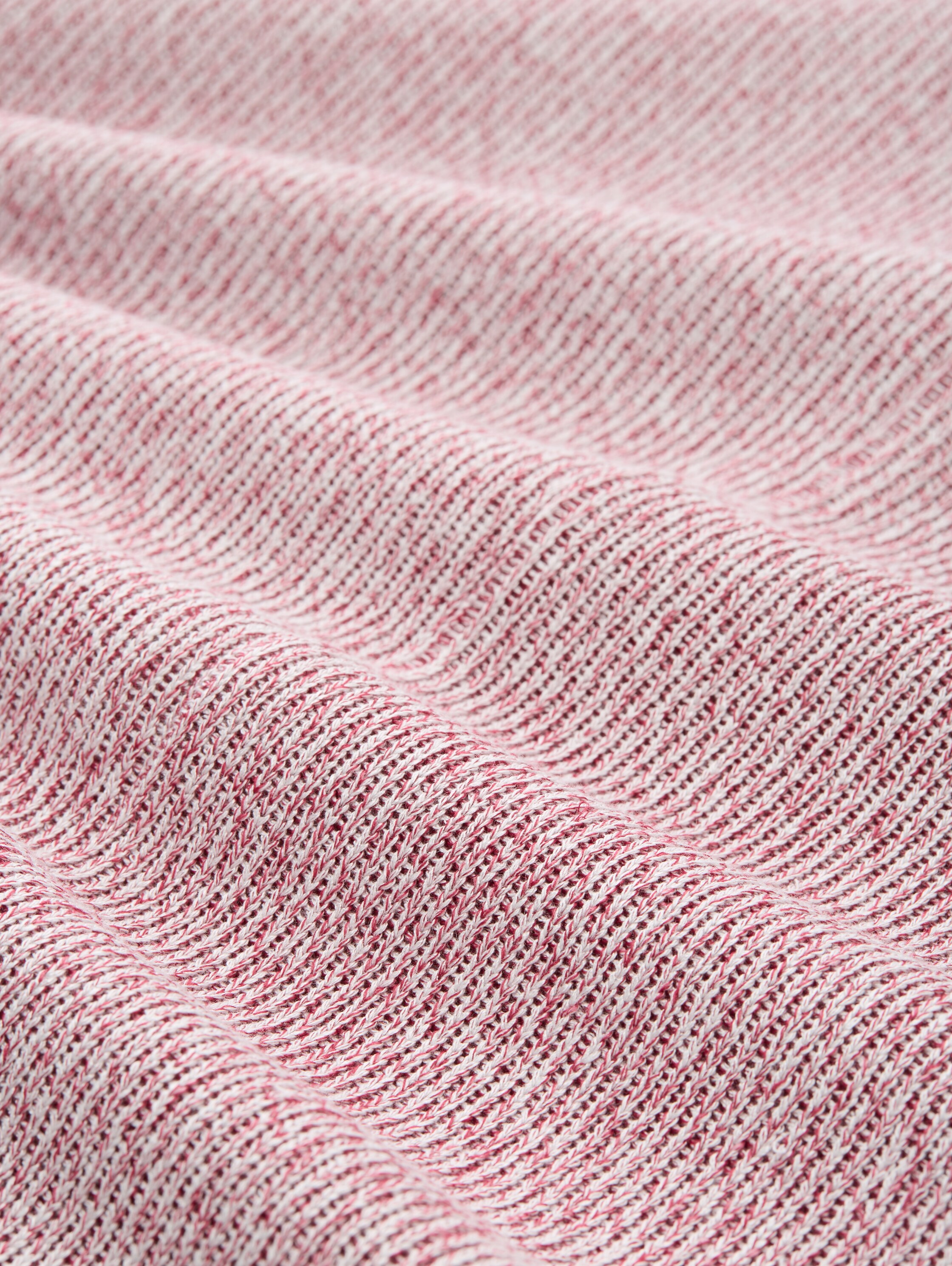 Sweatshirt with stand-up collar - rumba_red_melange - 