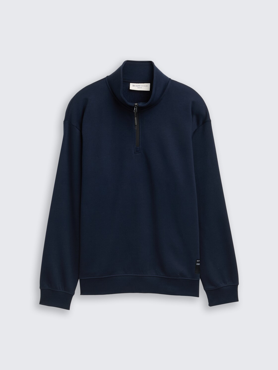 Troyer Sweatshirt mit Logo-Badge - sky captain blue - Vorder-Produkt-Ansicht