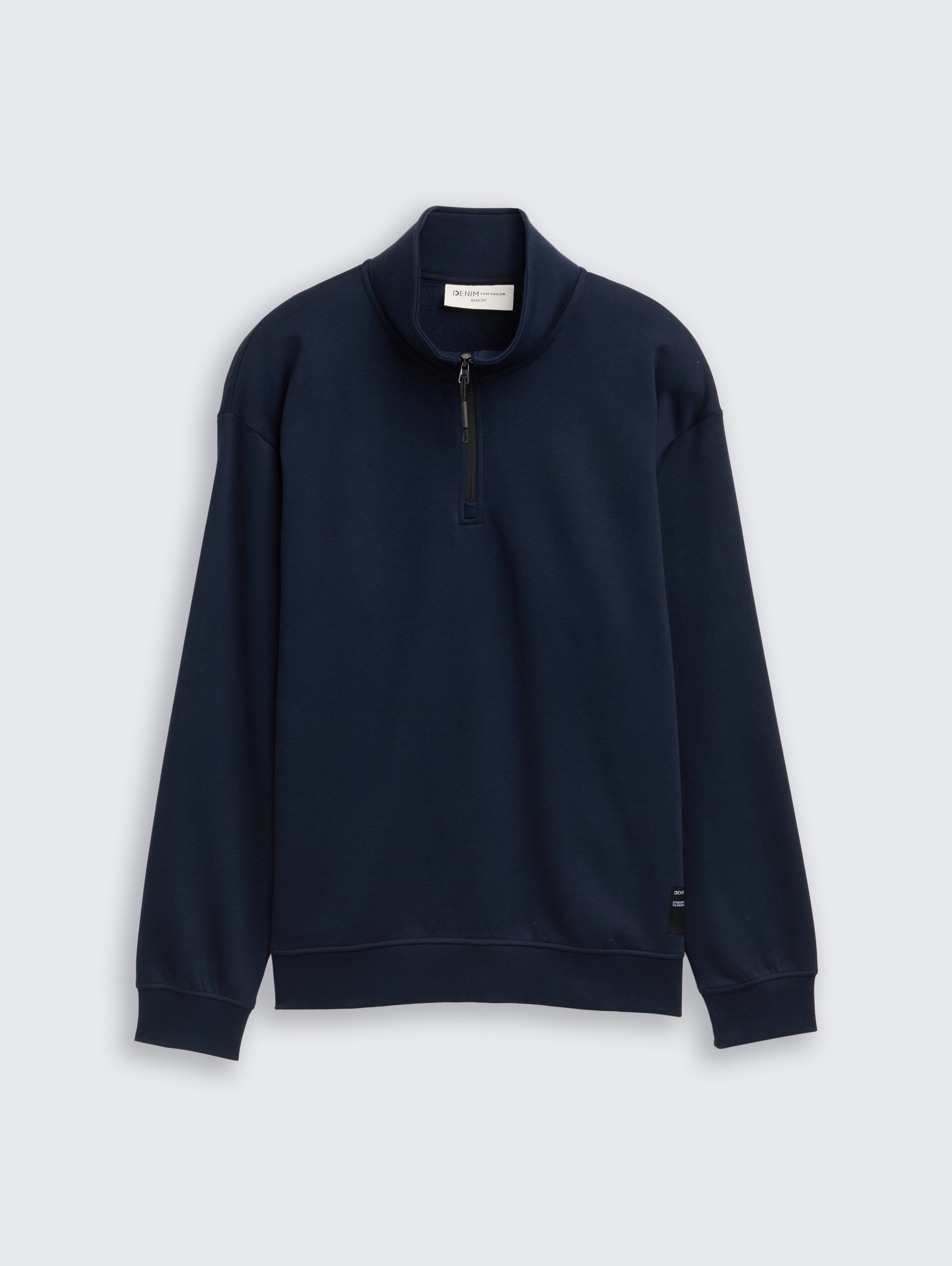 Troyer Sweatshirt mit Logo-Badge - sky captain blue - Vorder-Produkt-Ansicht