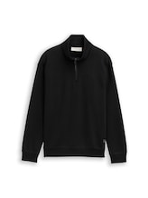 Ausgewählt, Troyer Sweatshirt mit Logo-Badge von Tom Tailor, 