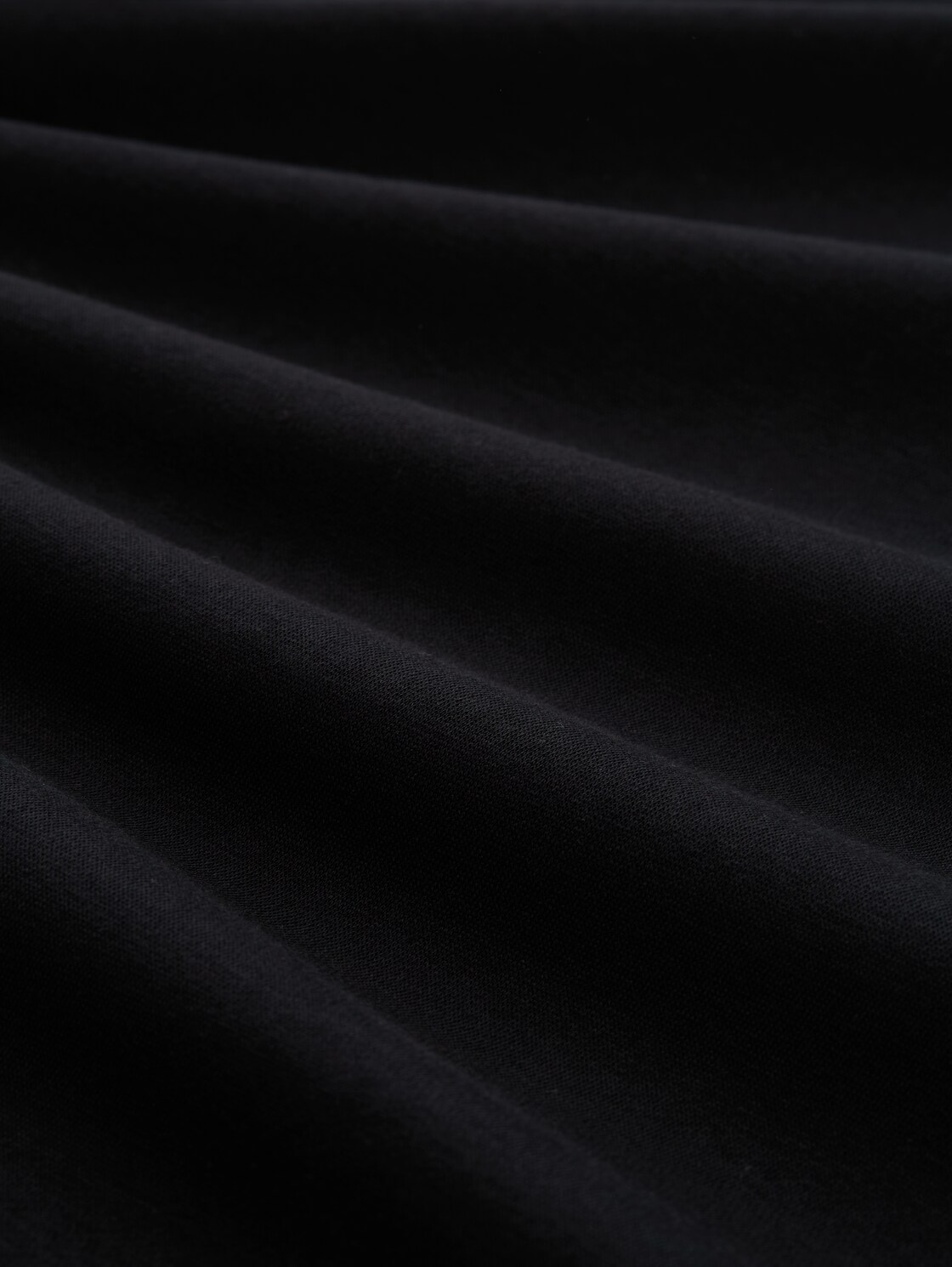 Troyer Sweatshirt mit Logo-Badge - Black - Material-Ansicht